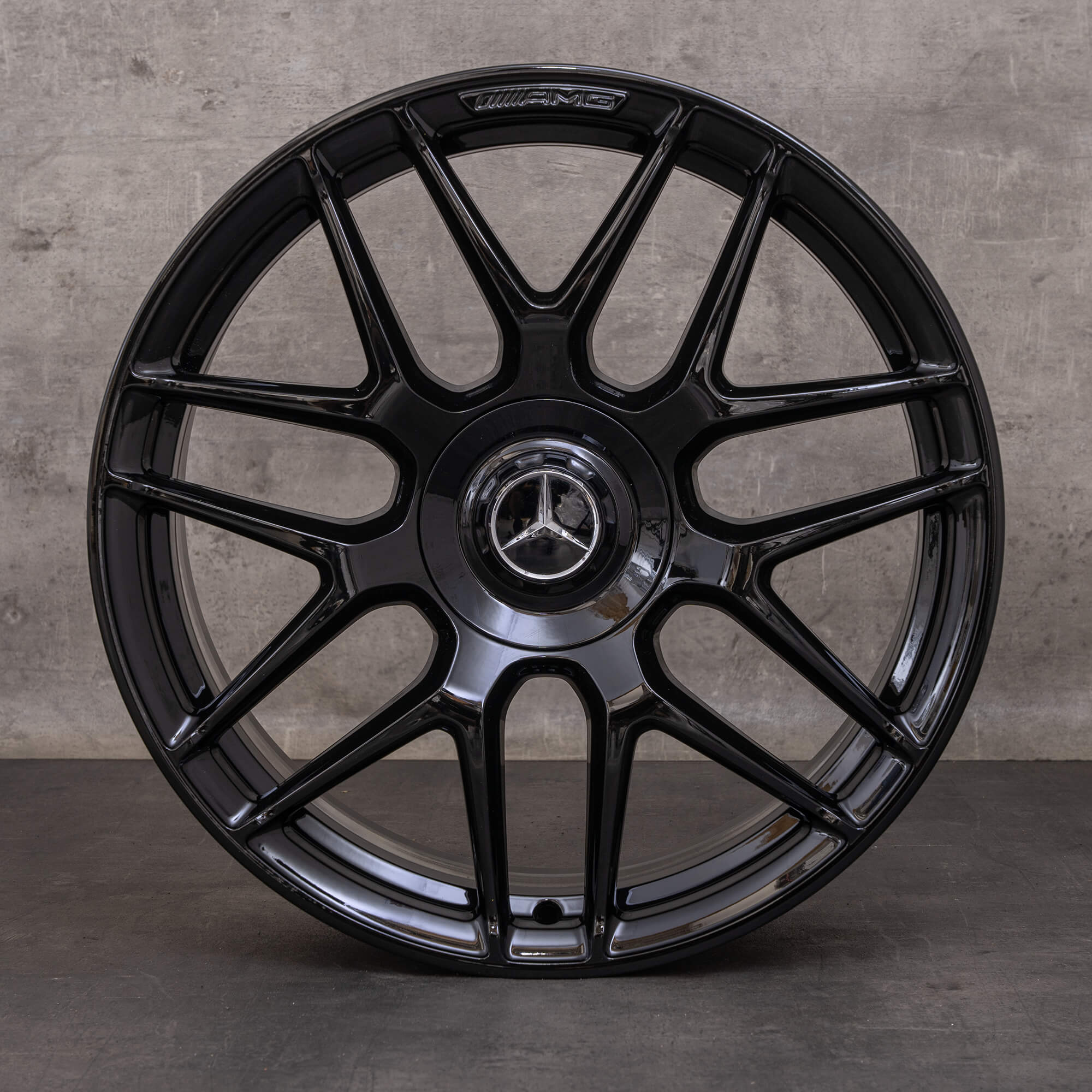 Original Mercedes Benz CLA 45 & S AMG Felgen 19 Zoll C118 X118 A1774012400 schwarz glanz