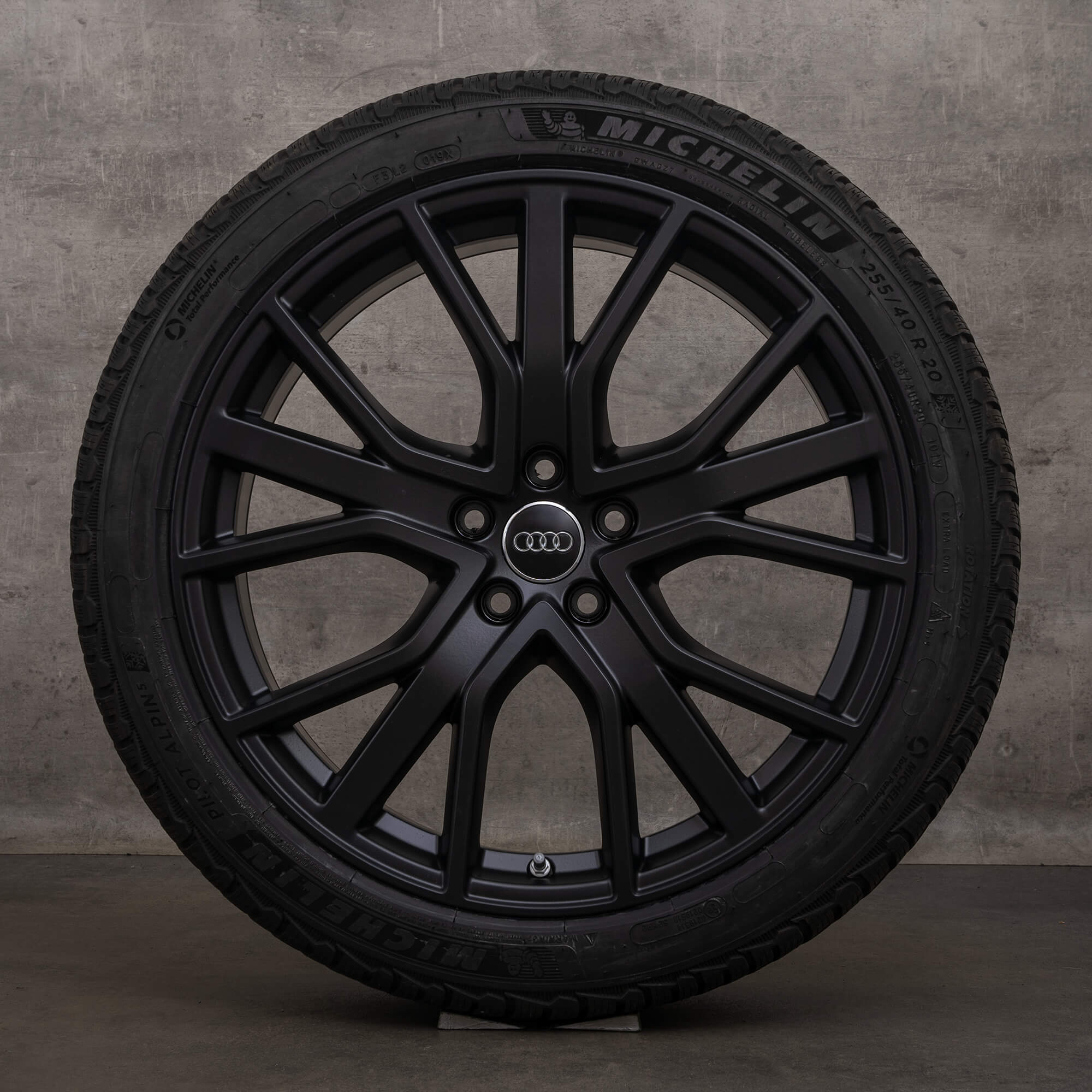 OEM Audi A6 S6 rims 20 inch 4K C8 winter tires 4K0601025AB black