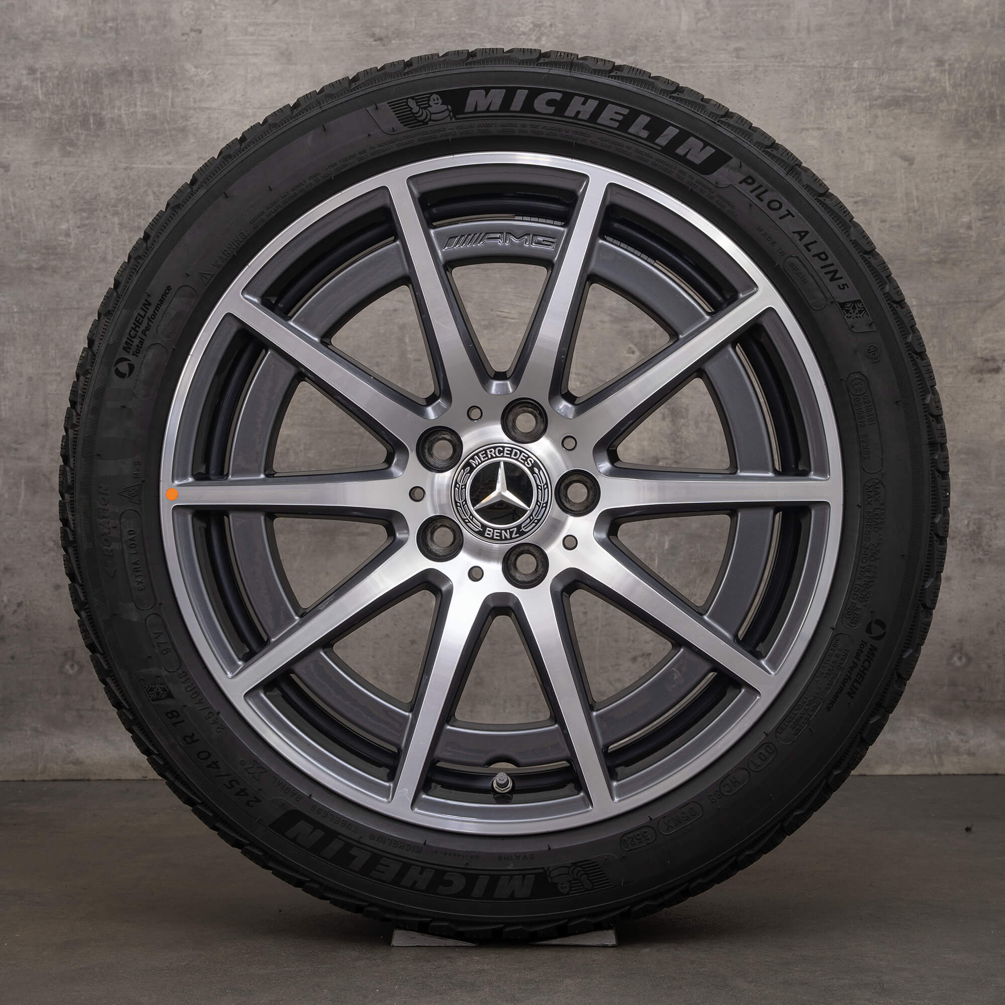 OEM AMG Mercedes A45 W177 CLA45 W118 18 inch winter tires rims