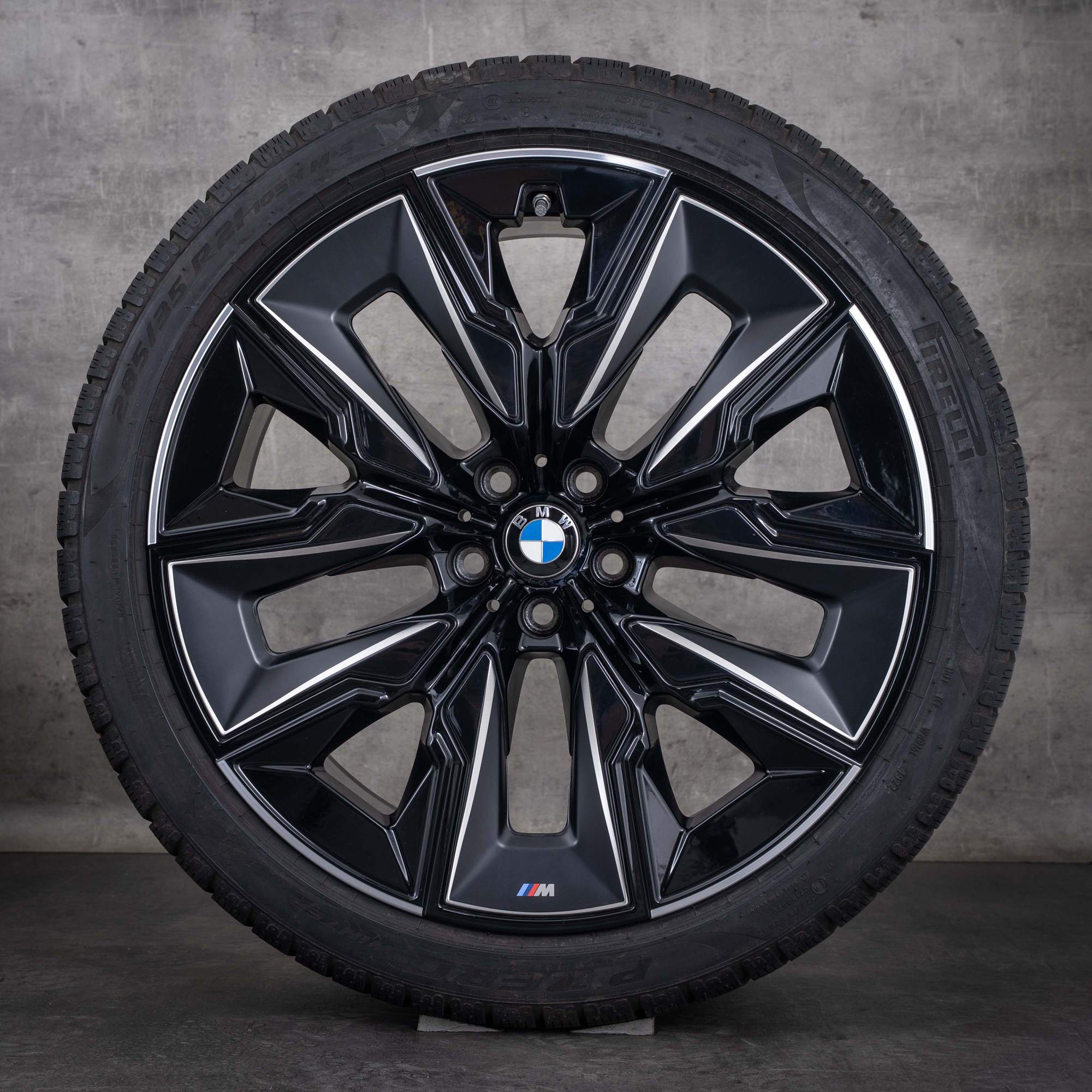 Alkuperäiset BMW 7-sarjan i7 X3 -vanteet 21 tuumaa G70 G45 kesäpyörät Styling 909 M 5A19DF4 5A19DF5 kiillotettu musta