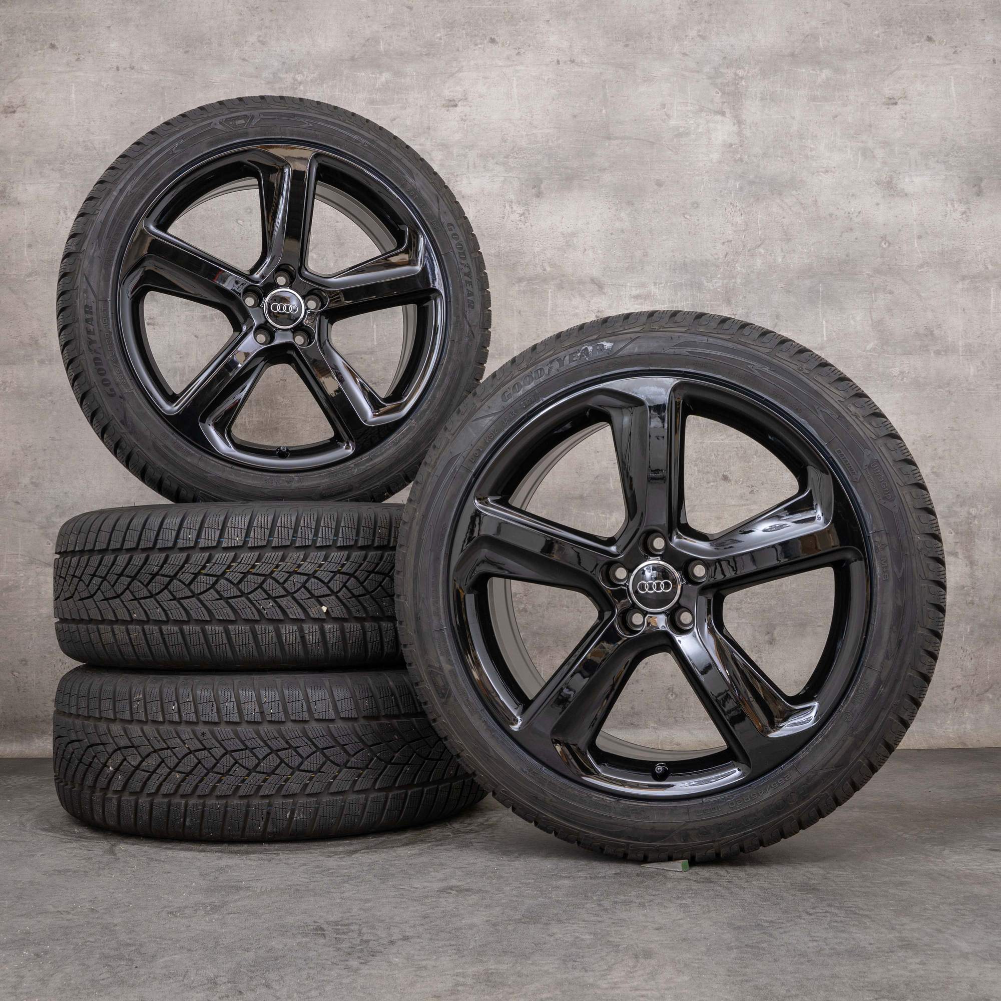 Originali Audi Q5 SQ5 cerchi 20 pollici 8R estivi 8R0601025CA nero lucido