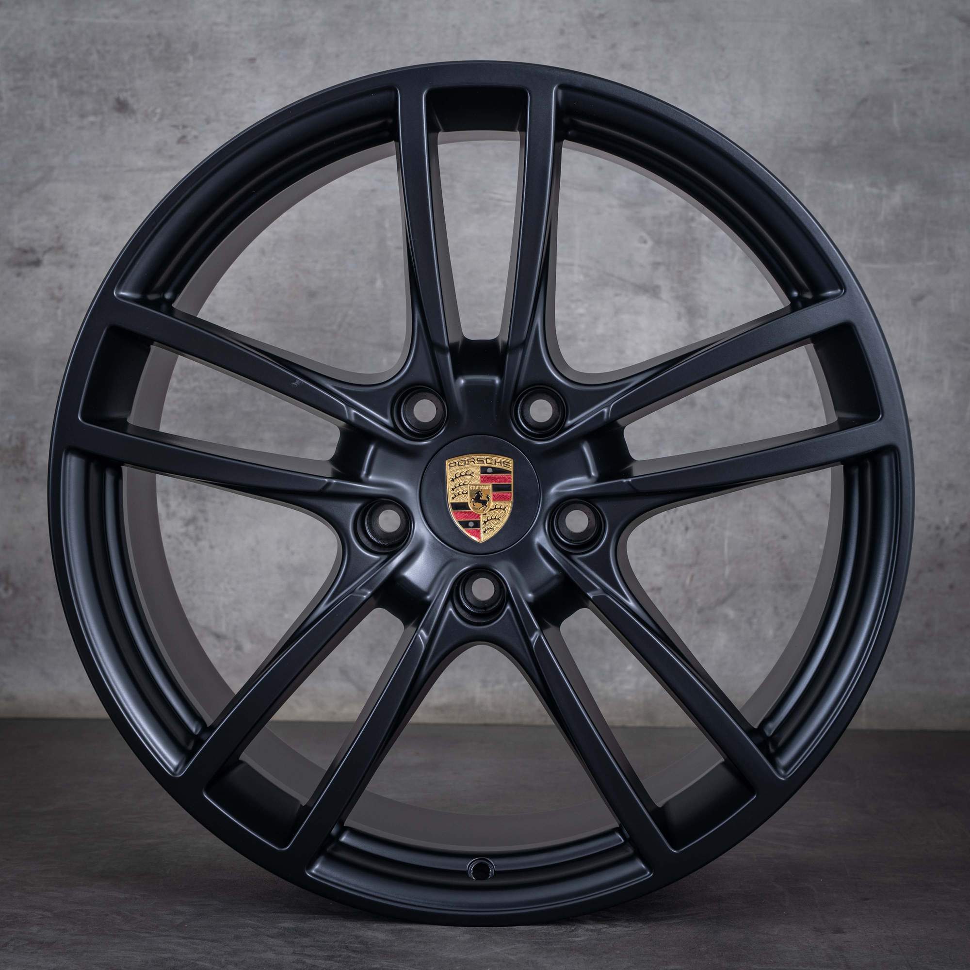 Oryginalne felgi Porsche Cayenne 20 cali 9YA II 9Y0601025BB 9Y0601025BC czarny błyszczący