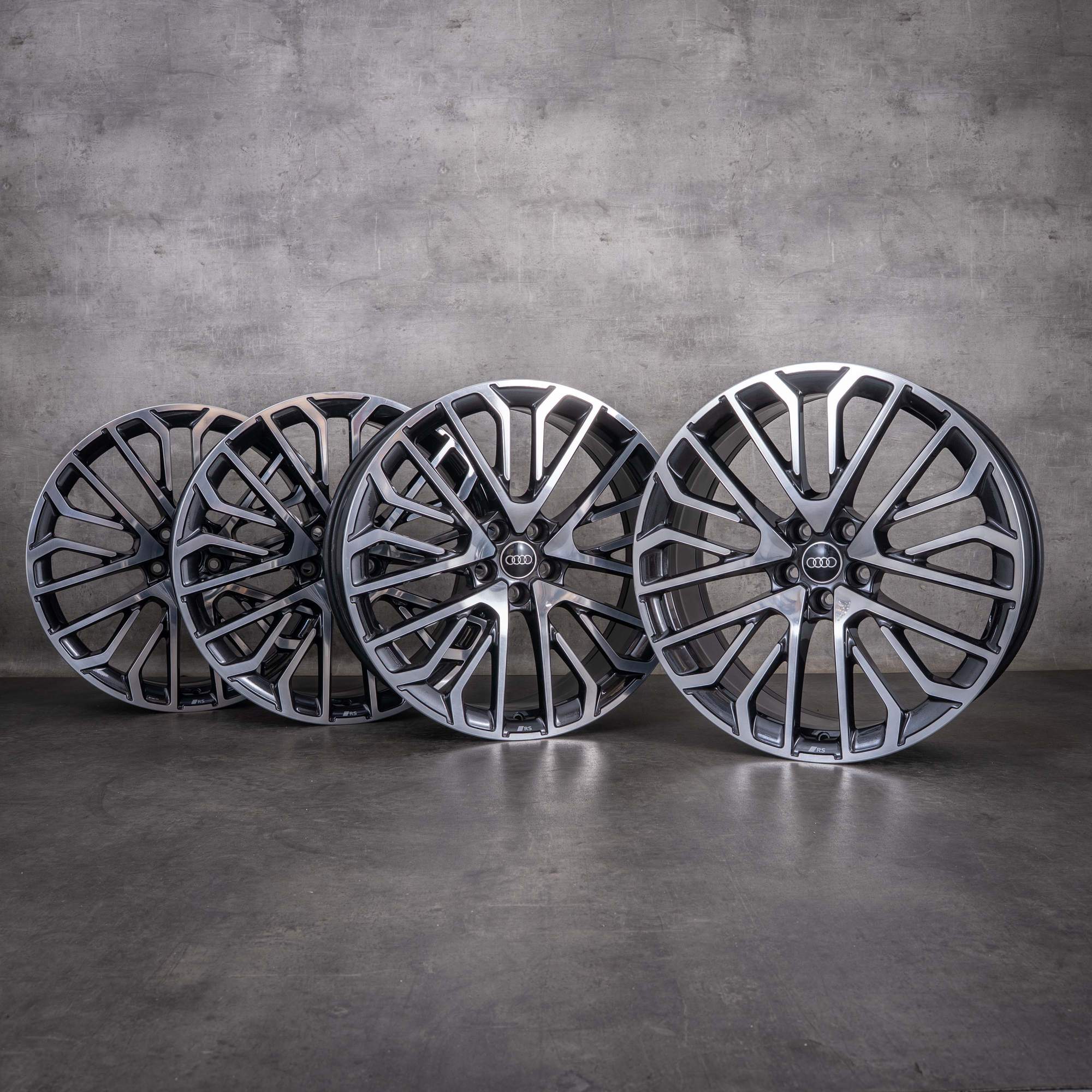 OEM Audi Q5 SQ5 21inch FY GU Sportback 8MA601025L Granite Diamond Cut Rims