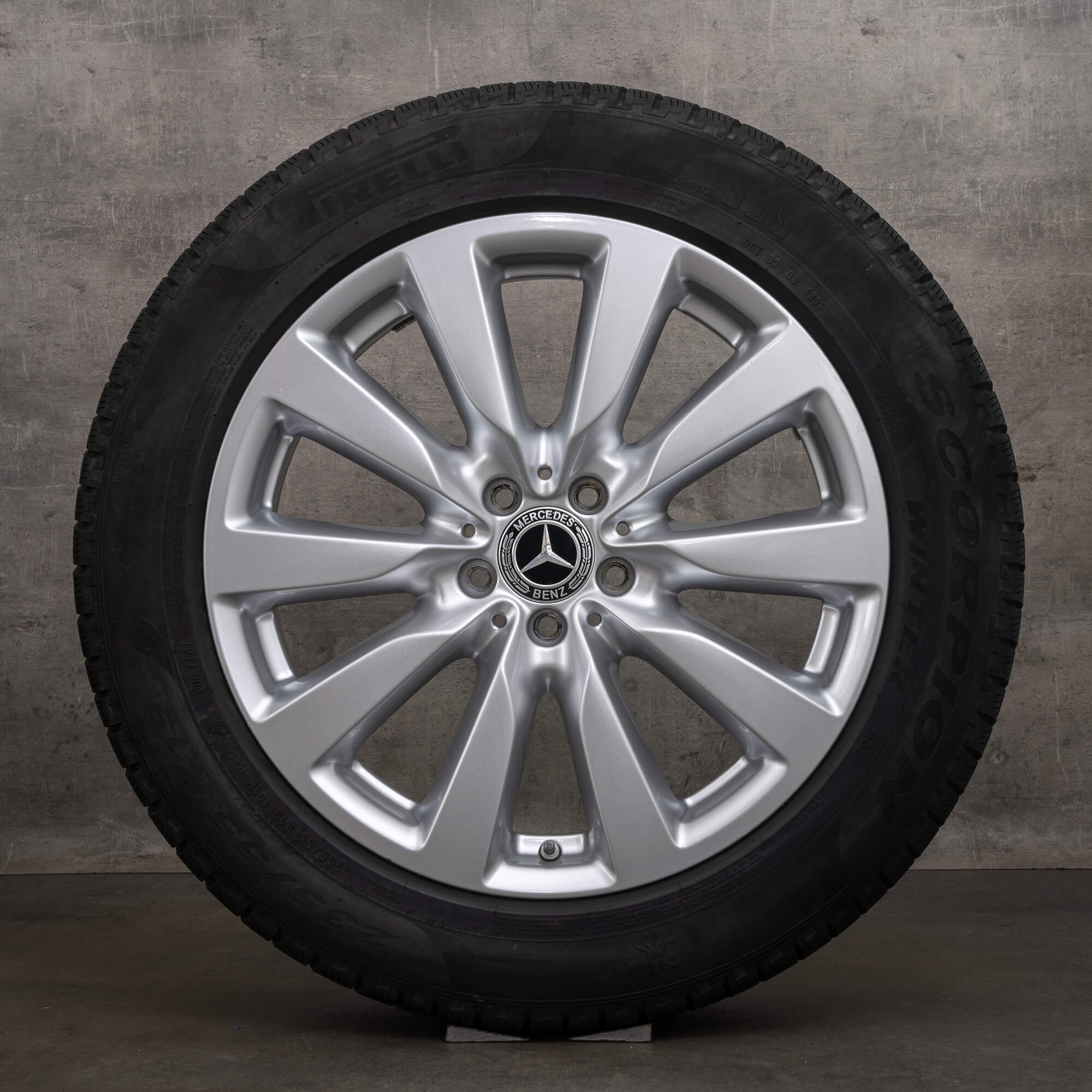 Alkuperäiset Mercedes Benz GLC & 43 talvirenkaat 19 tuuman X253 C253 vanteet A2534010900 hopea