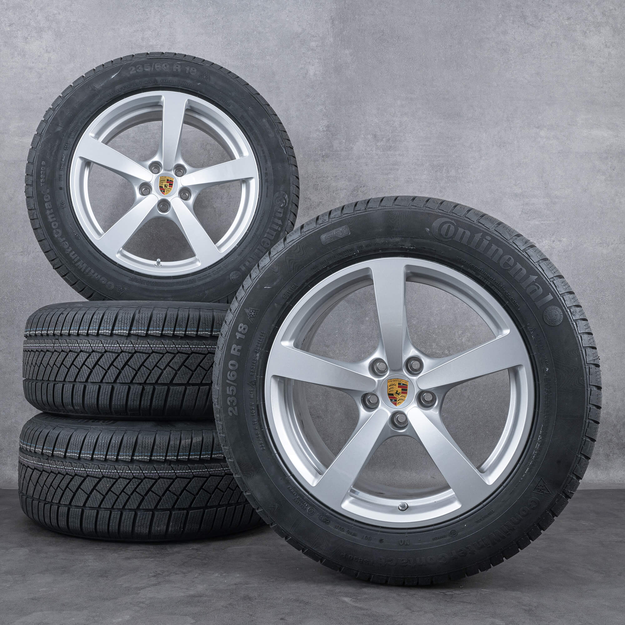 Oem Porsche 18 pouces jantes Macan S pneus hiver alu NEUF