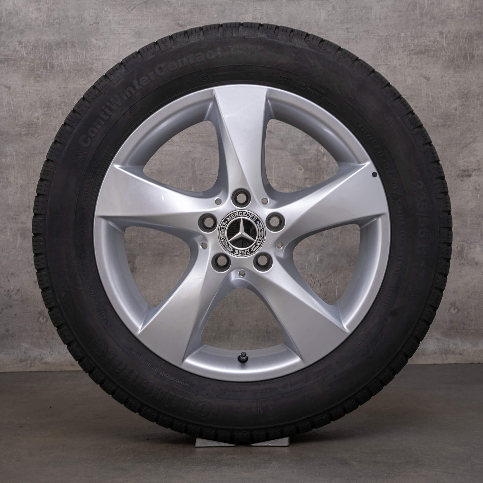 Original Mercedes Benz Classe V roues d'hiver 17 pouces W447 Vito Viano jantes A4474012200 argent