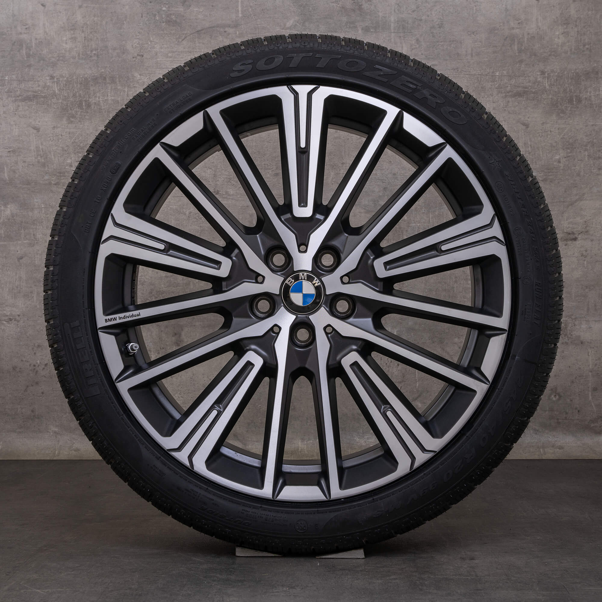 Oryginalne BMW X1 iX1 X2 iX2 koła zimowe 20 cali U11 U10 felgi stylizacja 869 6898042 frozen midnight polerowane toczone