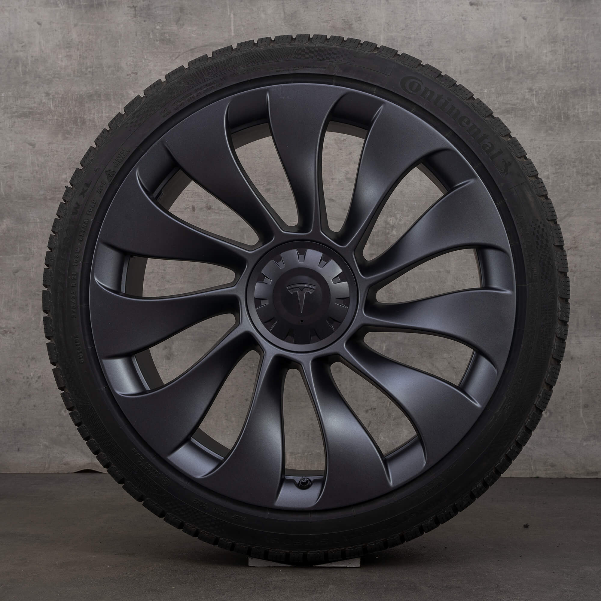 Alkuperäiset Tesla Model Y:n talvirenkaat 21 tuuman vanteet overturbine 1188226-00-C 1188227-00-C harmaa