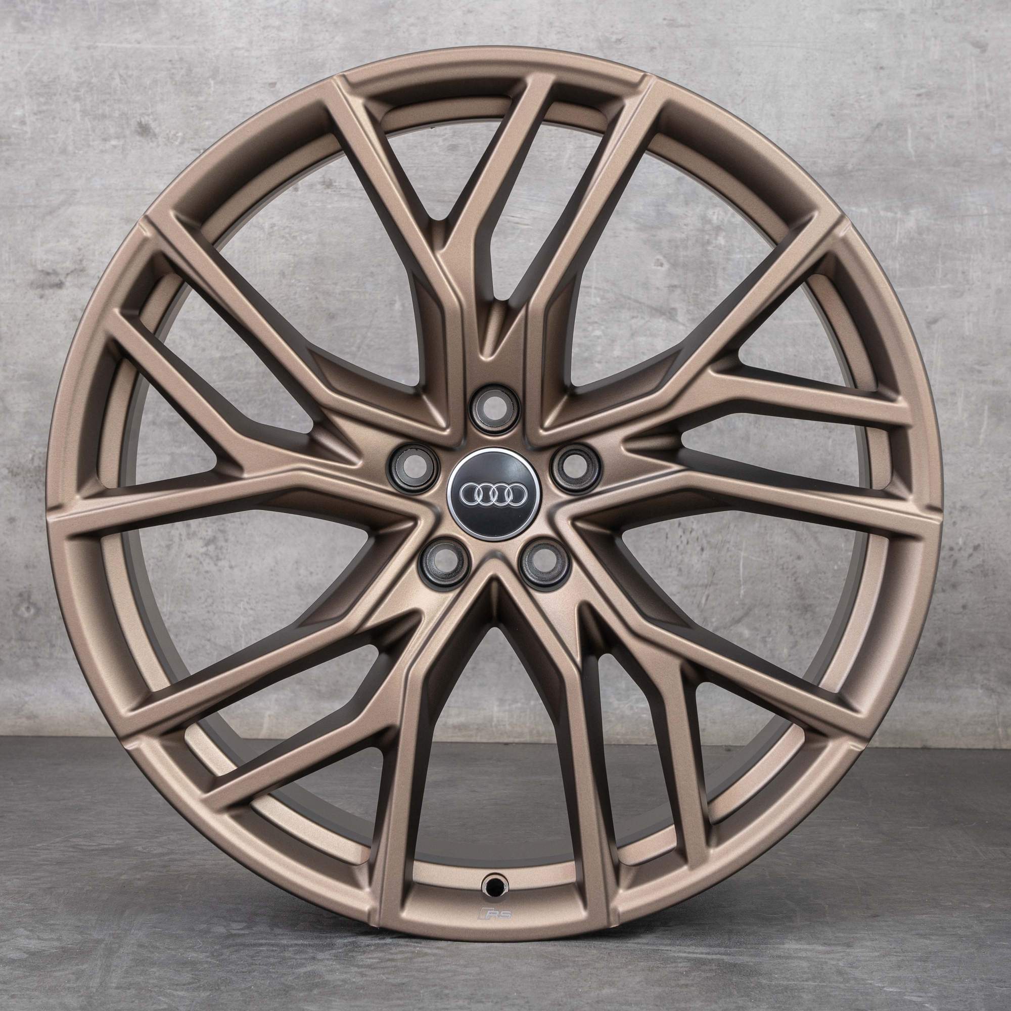 Orijinal Audi e-tron jantlar 21 inç Q4 & Sportback 89A601025P 89A601025Q bronz metalik mat