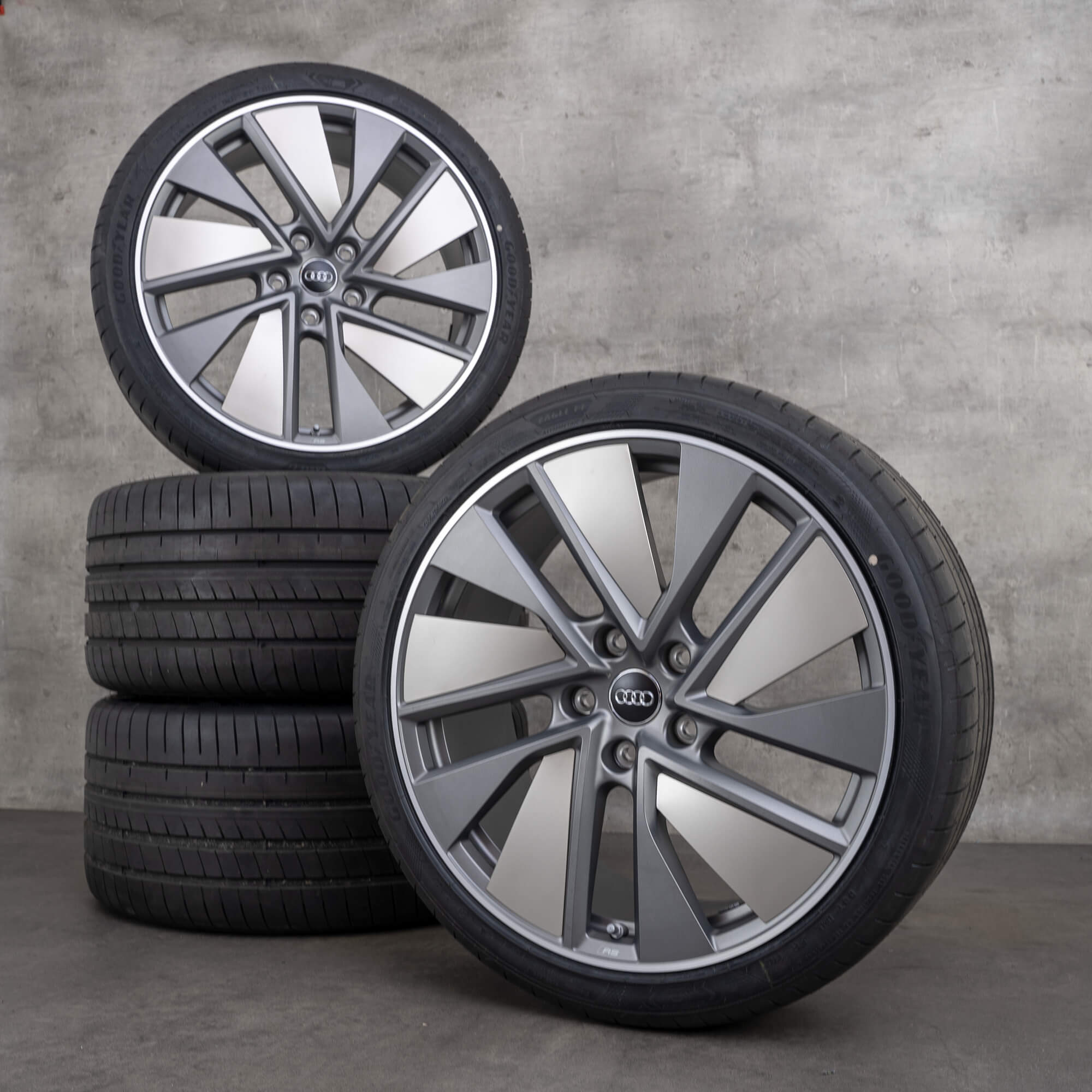 Audi 21 inch rims e-tron GT RS FW trapezoidal module summer tires wheels NEW