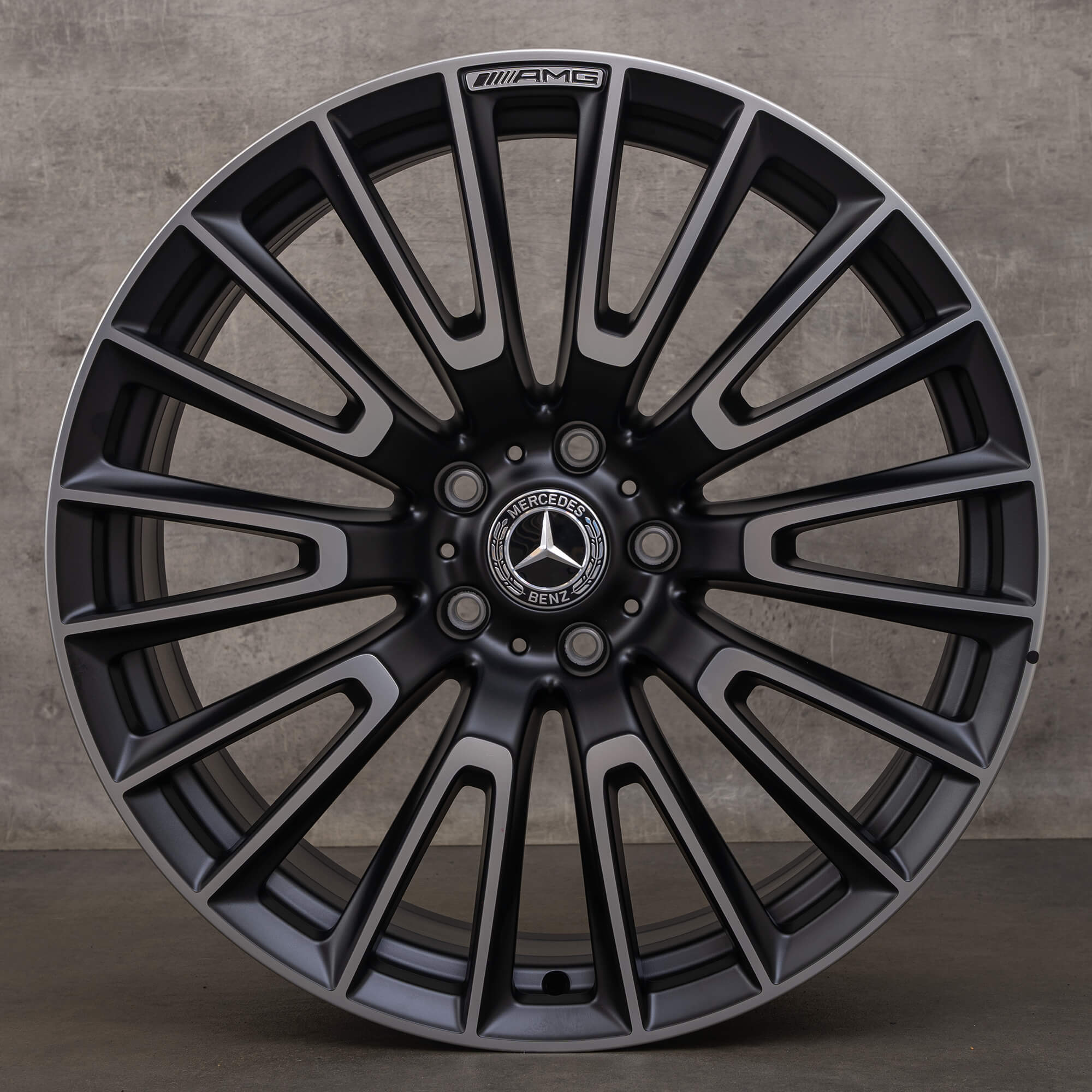 OEM Mercedes Benz G-Class G 63 AMG rims 22 inch W465 W463A A4654011000 black matt high gloss NEW