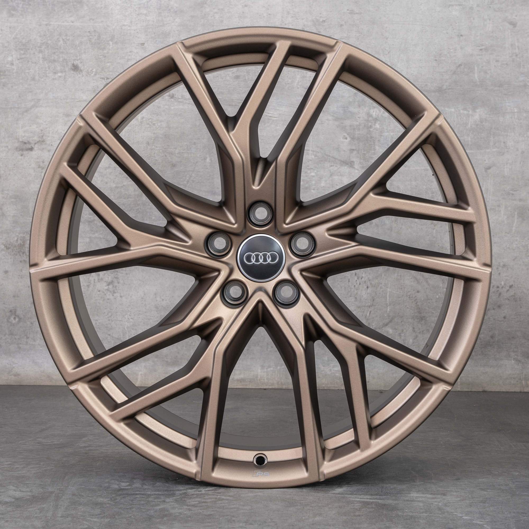 Orijinal Audi e-tron jantlar 21 inç Q4 & Sportback 89A601025P 89A601025Q bronz metalik mat