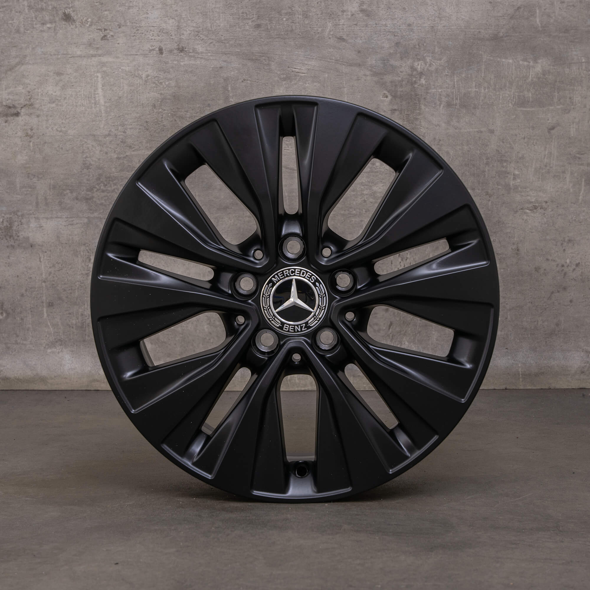 Original Mercedes Benz A B Class CLA Jantes 16 pouces W177 V177 W247 X118 C118 A1774010000 noir brillant