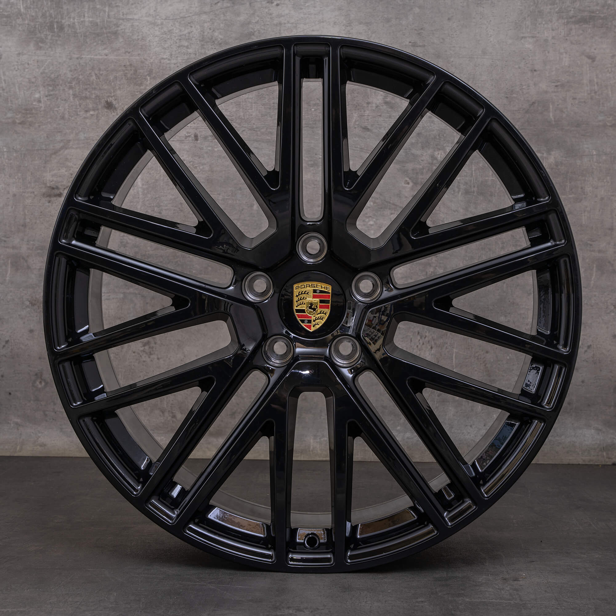 Alkuperäiset Porsche Cayenne vanteet 22 tuuman 9YA II kesäpyörät 9Y0601025DR 9Y3601025CA Turbo Design musta kiiltävä UUTUUS