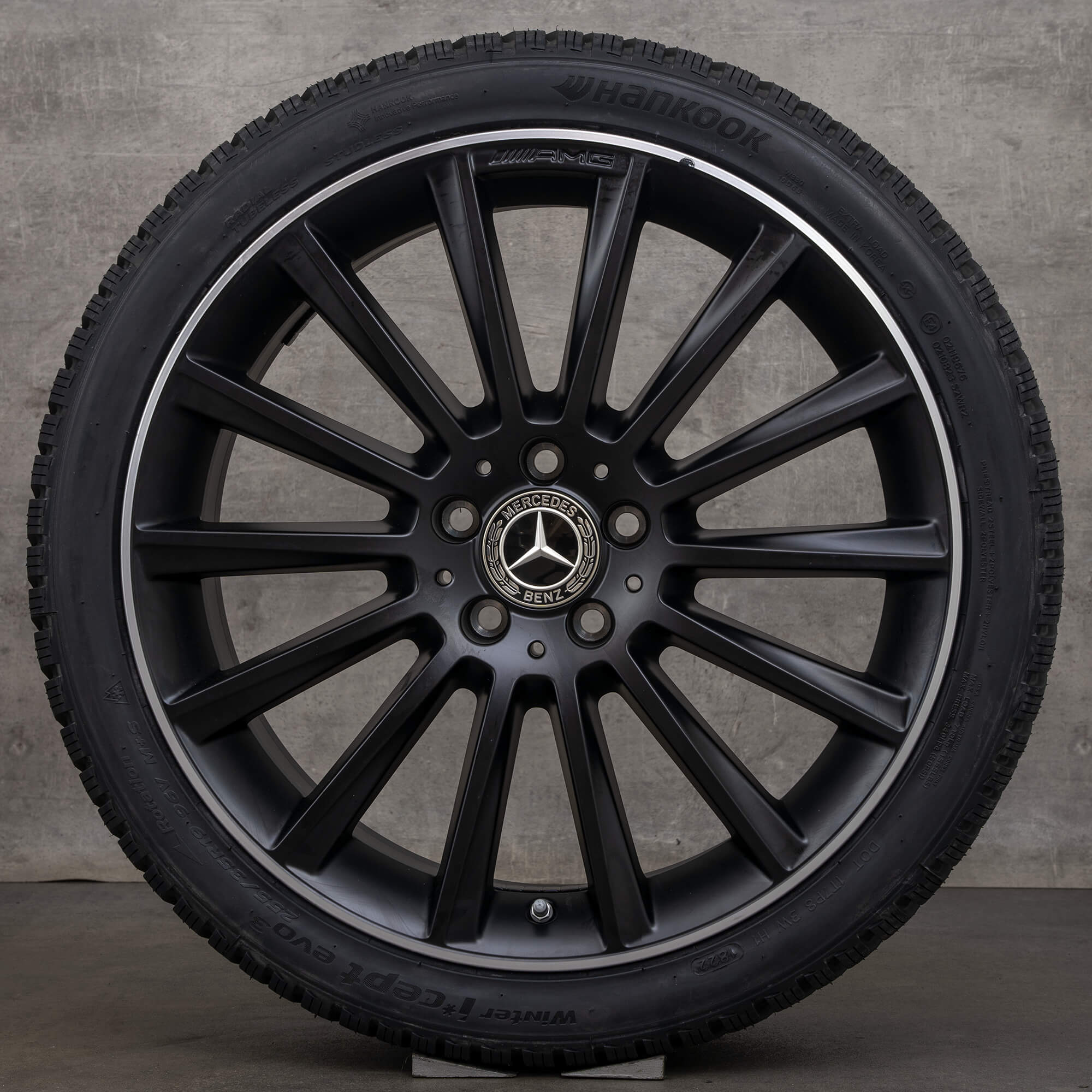Originales Mercedes Benz Clase A A35 AMG ruedas de invierno 19 pulgadas W177 V177 llantas A1774011900 negro satinado