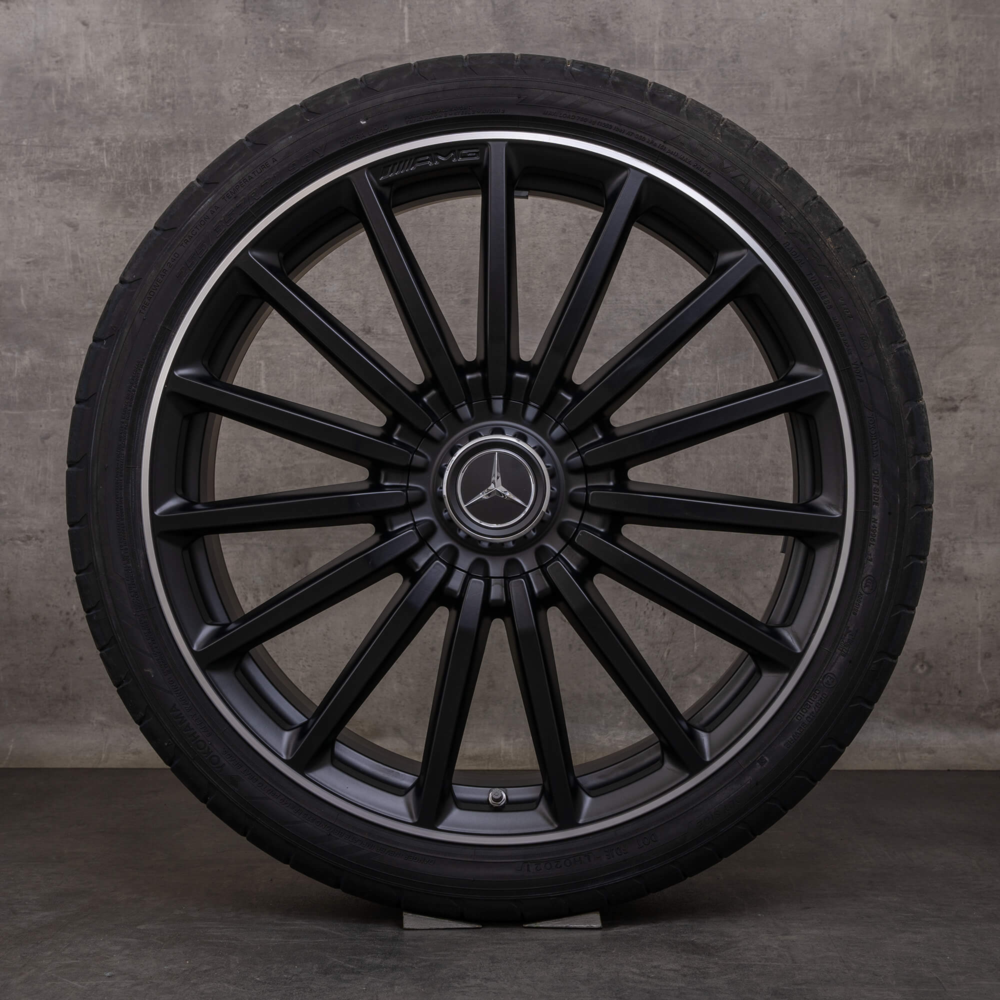 Oryginał Mercedes Benz GLA GLB 35 45 AMG koła zimowe 21 cali X247 H247 Felgi A2474012200 czarny mat Polerowane NOWOŚĆ
