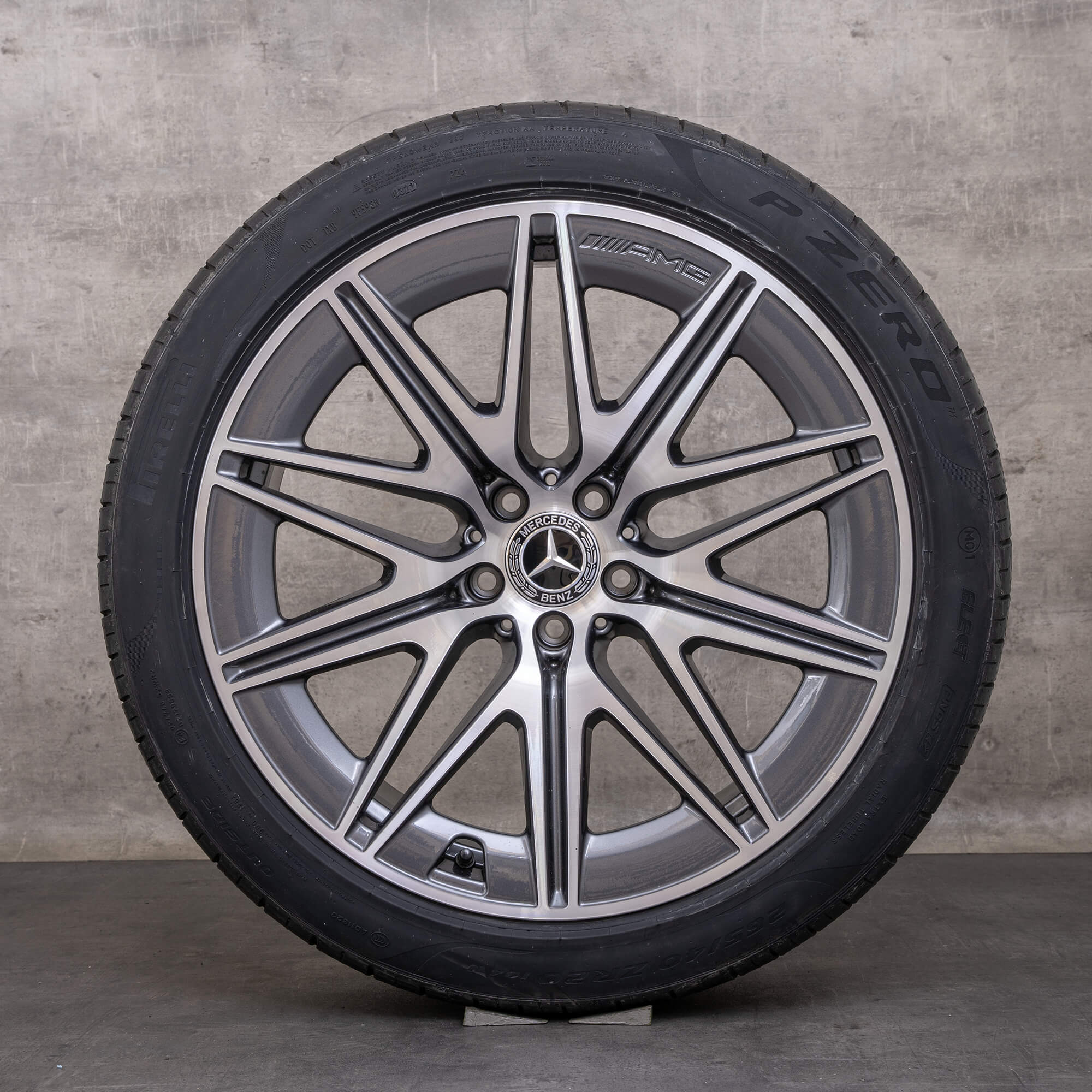 Alkuperäiset Mercedes Benz AMG GT 43 53 63 & S vanteet 20 tuuman X290 4 ovinen kesäpyörät A2904011900 A2904012000 himalajanharmaa kiillotettu UUTUUS