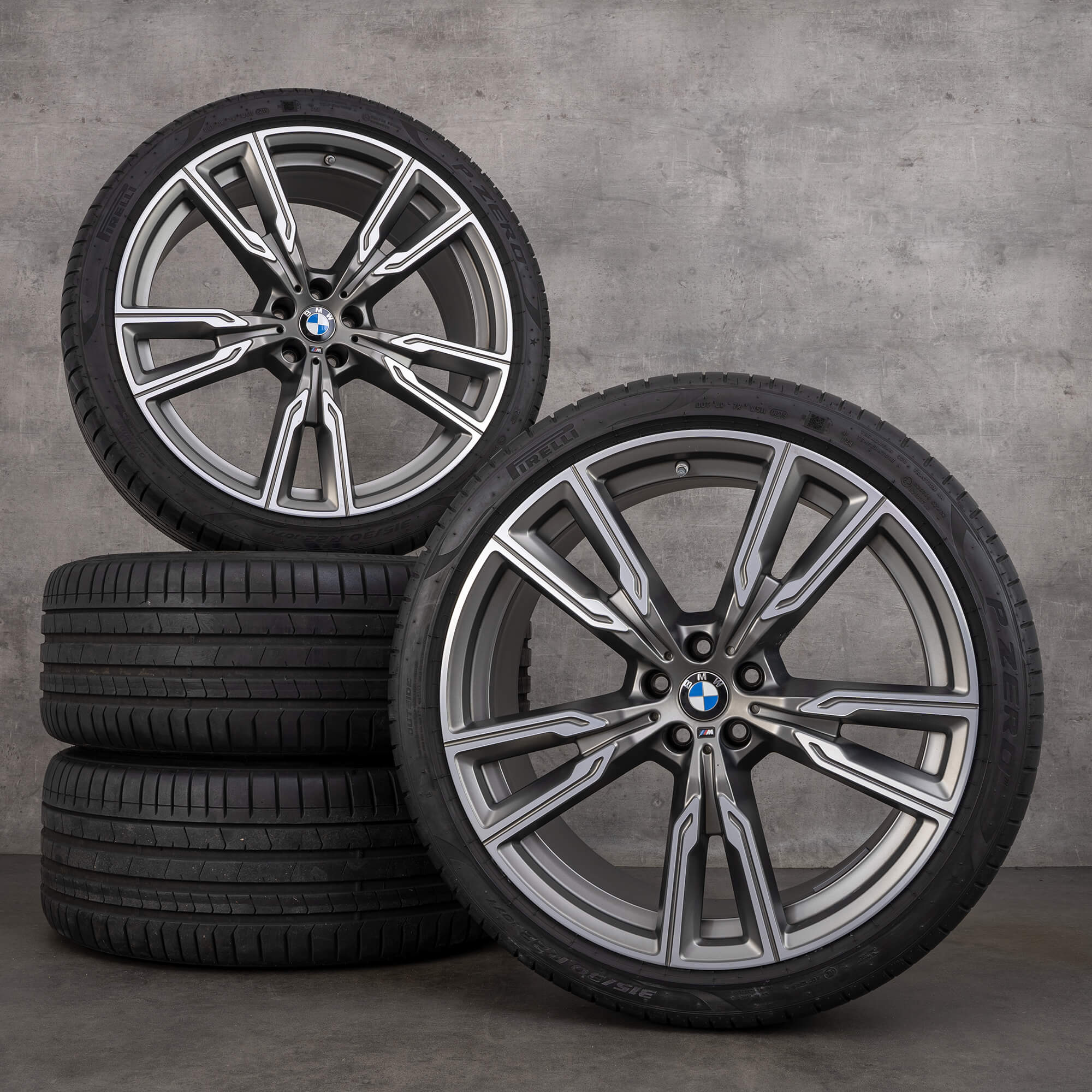 Bww's Rims BMW 22 inch rims X5 G05 X6 G06 styling M747 summer tires wheels alloy rims