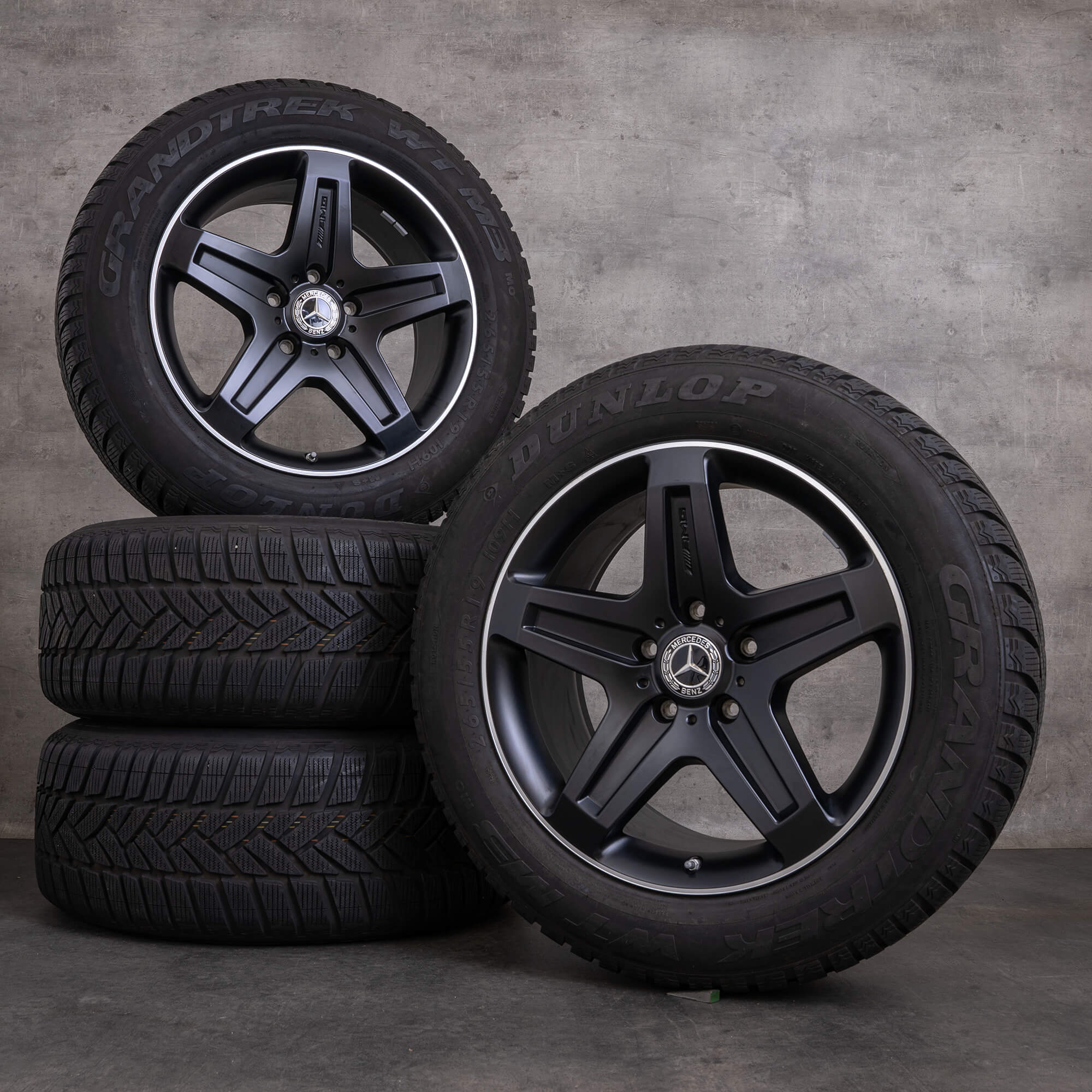 G65 Rims OEM Mercedes Benz G-Class G55 G63 G65 AMG snow tire packages 19 inch ...