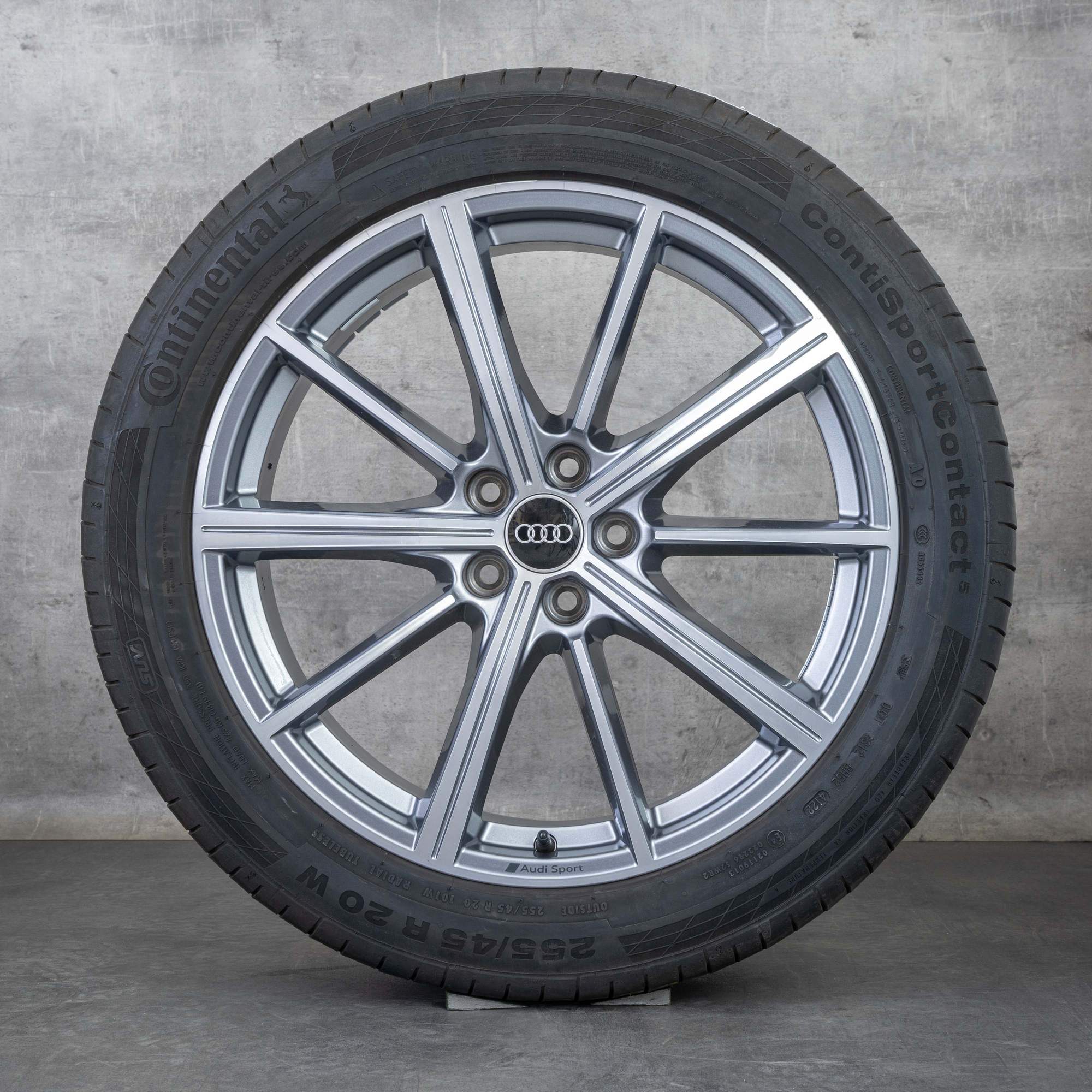 Oem Audi Q5 SQ5 jantes 20 pouces FY pneus été 80A601025AP anthracite poli