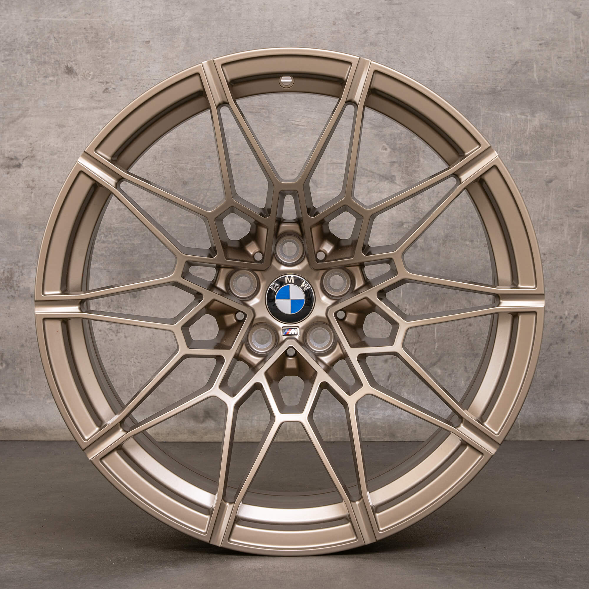 Originální disky BMW M3 M4 19 20 palců G80 G81 G82 G83 Styling 826 M 8093836 8093839 zlaté matné NOVÉ