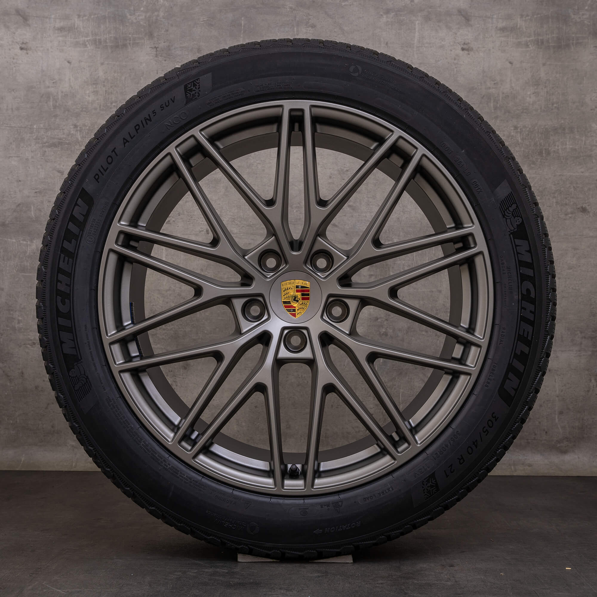 OEM Porsche Cayenne snow tire packages 21 inch 9YA E3 II RS Spyder