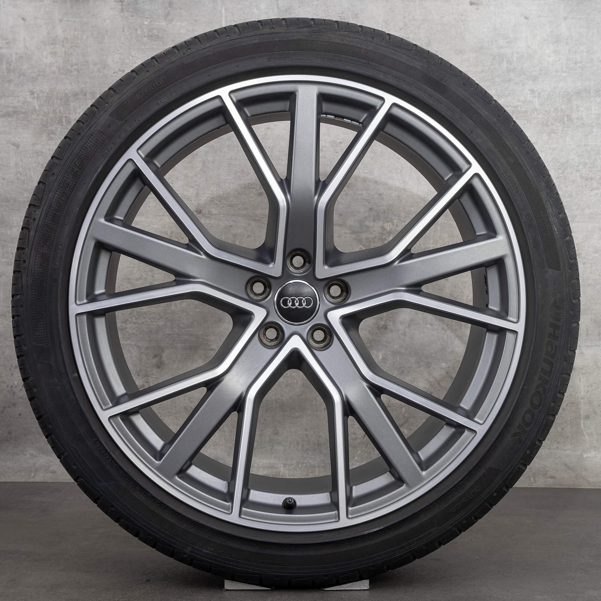 Audi 22 inch velgen Q7 SQ7 4M alloy zomerbanden zomervelgen 4M0601025AG