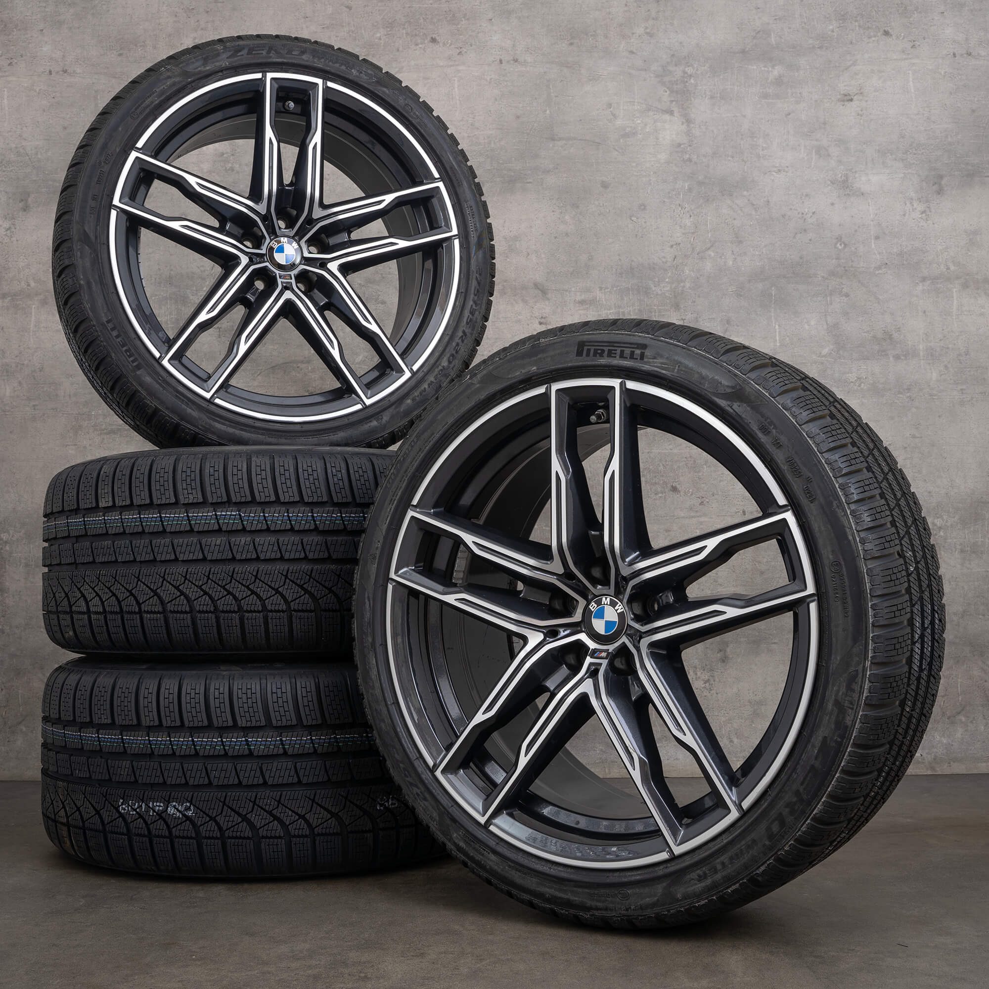Originale BMW M5 F90 M8 F91 F92 F93 fælge 20 tommer 810 M vinterdæk 8089562