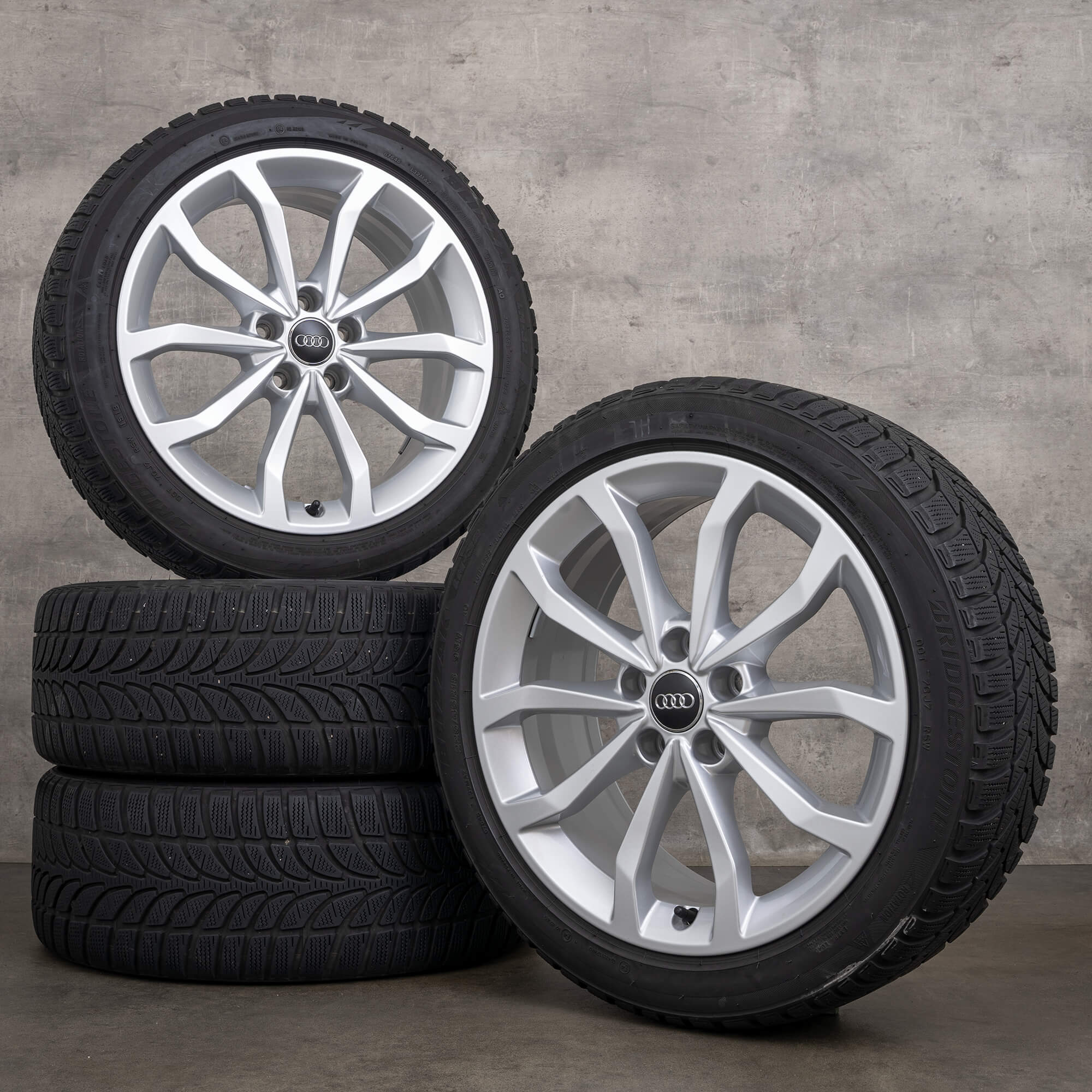 Audi A4 S4 B9 8W OEM winter wheels 18 inch tires