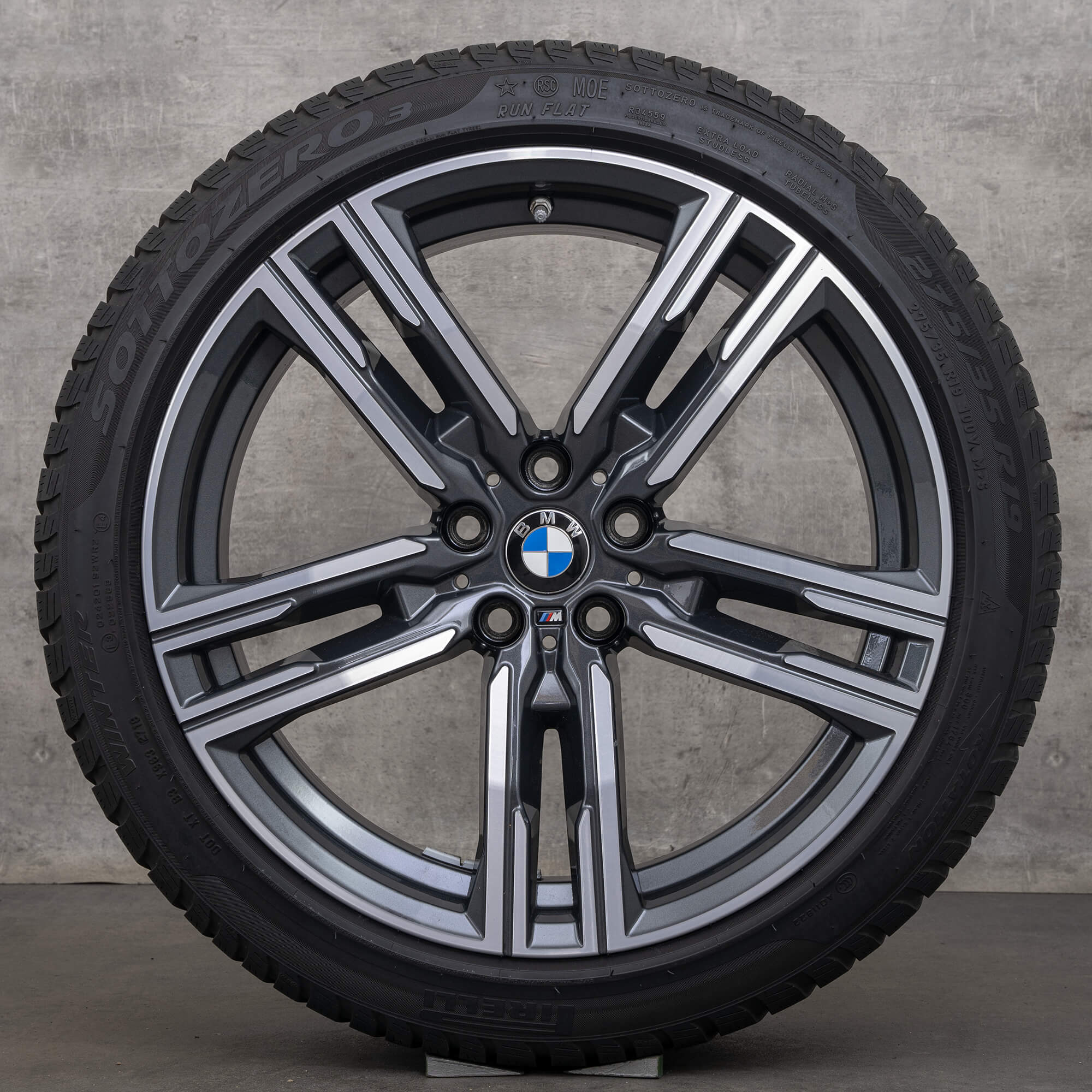BMW 8er G14 G15 G16 Winterräder 19 Zoll Felgen Winterreifen Styling 727 M