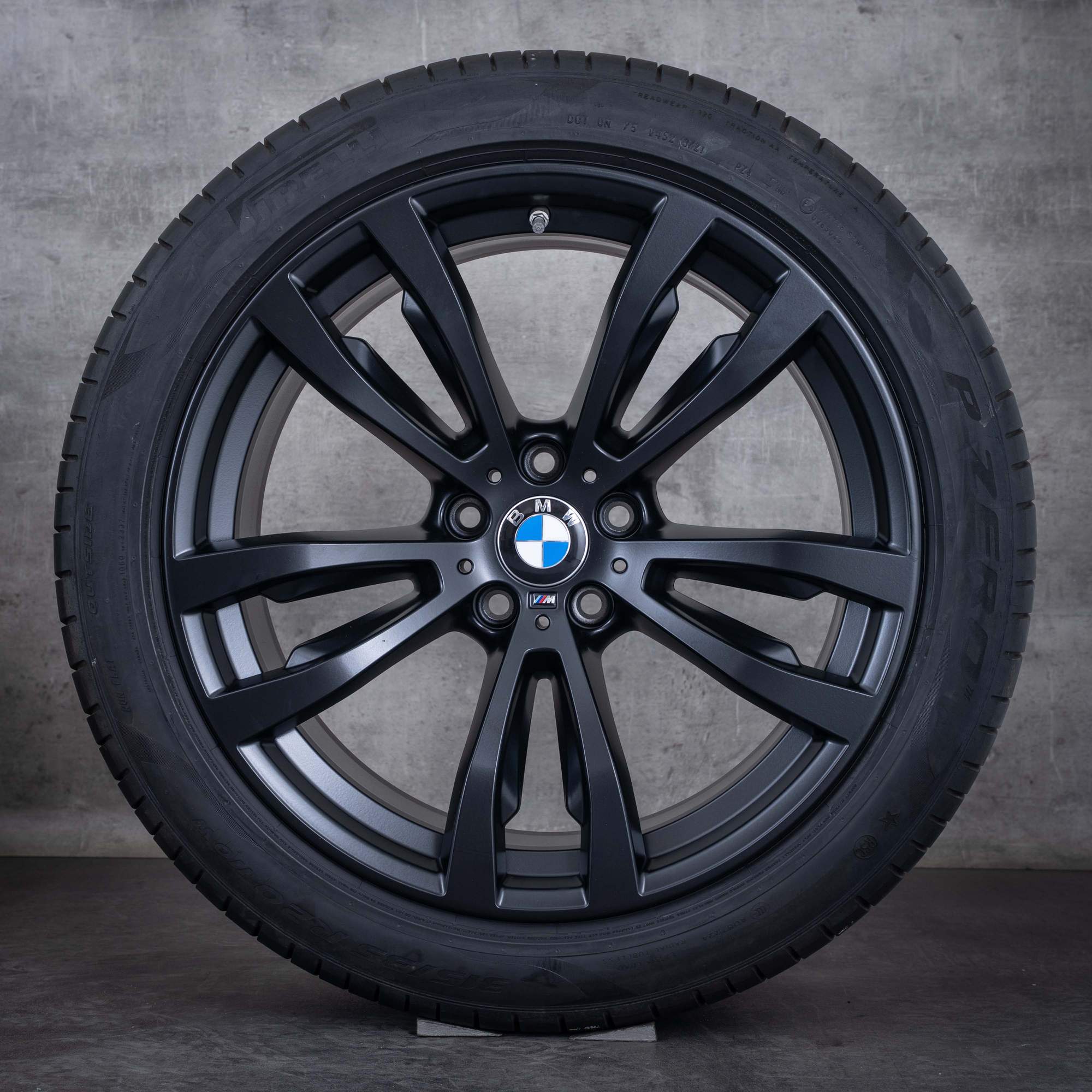 Alkuperäiset BMW X5 X6 vanteet 20 tuuman E70 F15 F16 kesäpyörät muotoilu 469 M 7846790 7846791 musta matta