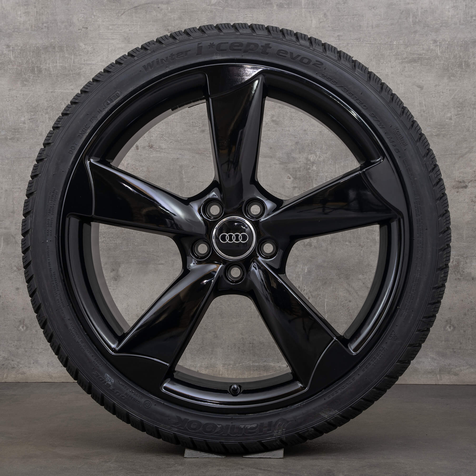 Alkuperäiset Audi A6 S6 vanteet 20 tuuman 4G C7 kesäpyörät 4G0601025AC Roottori musta