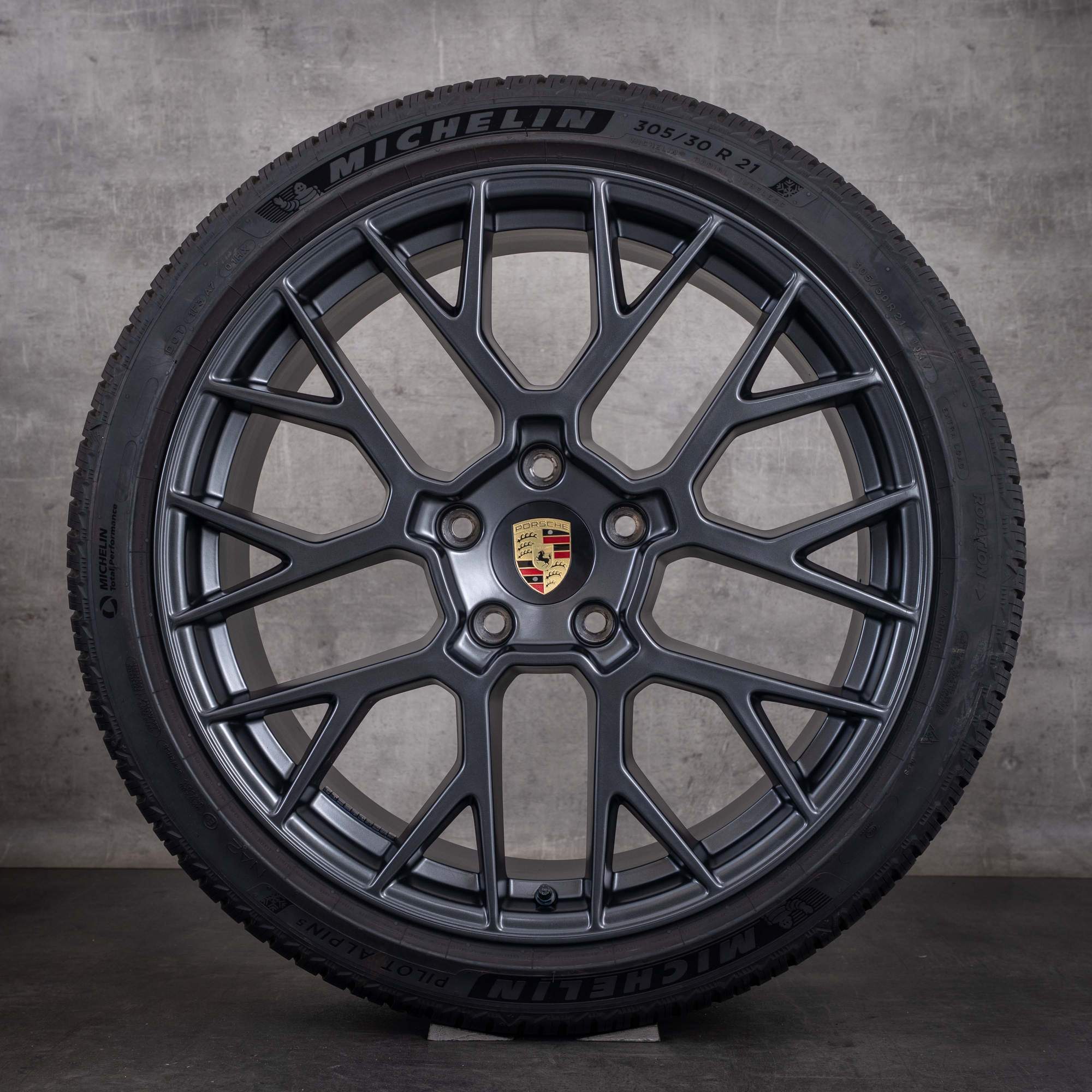 Pneus de inverno originais Porsche 992 II 20 21 polegadas Carrera C2 C4 4S GTS RS Spyder 992044631H cinzento antracite