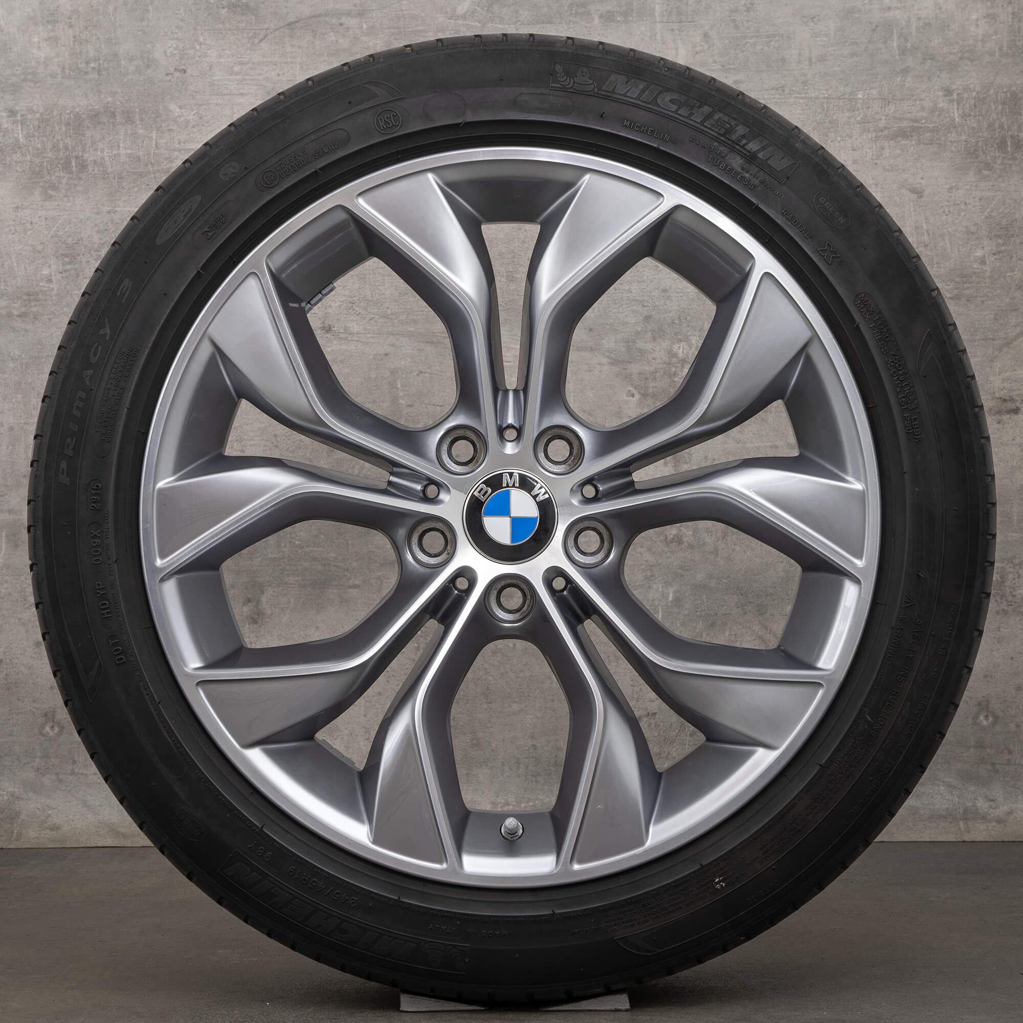 BMW X3 F25 X4 F26 summer wheels 19 inch rims 608 tires 6862890 6862891