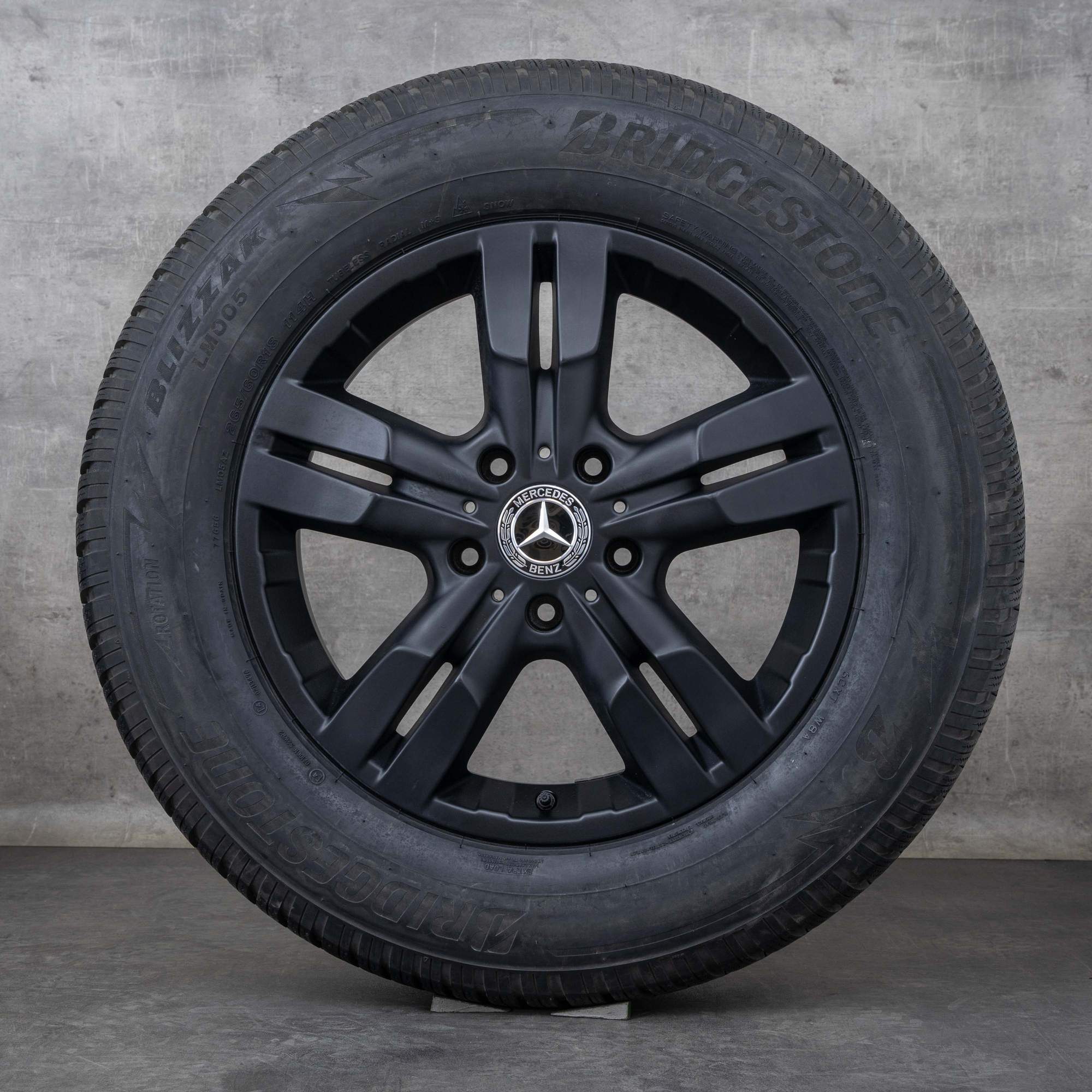 Originales Mercedes Benz Clase G ruedas de invierno 18 pulgadas llantas W463 A4634012202 negro mate