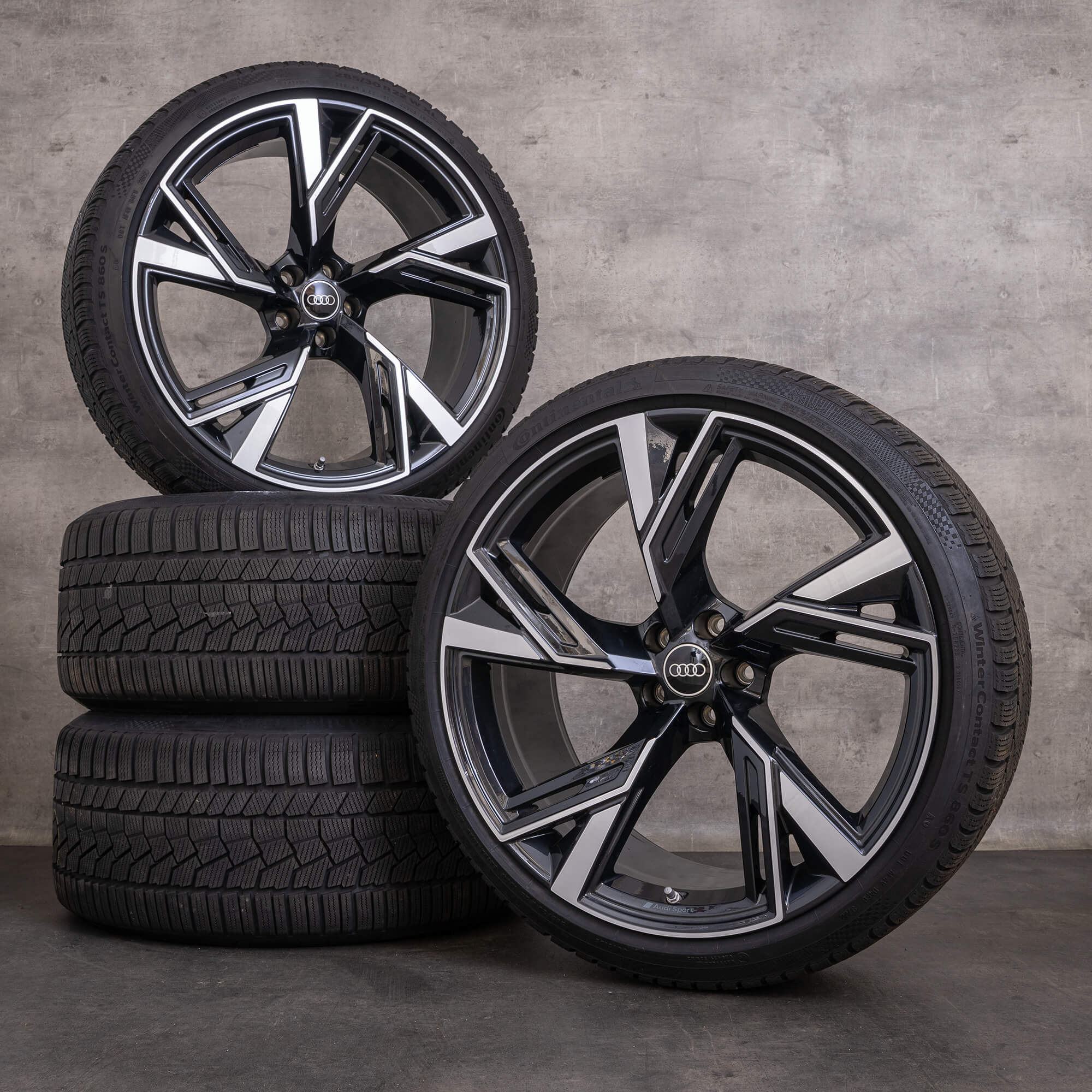 OEM Audi RS6 RS7 snow tire packages 22 inch 4K RS rims 4K0601025S ...