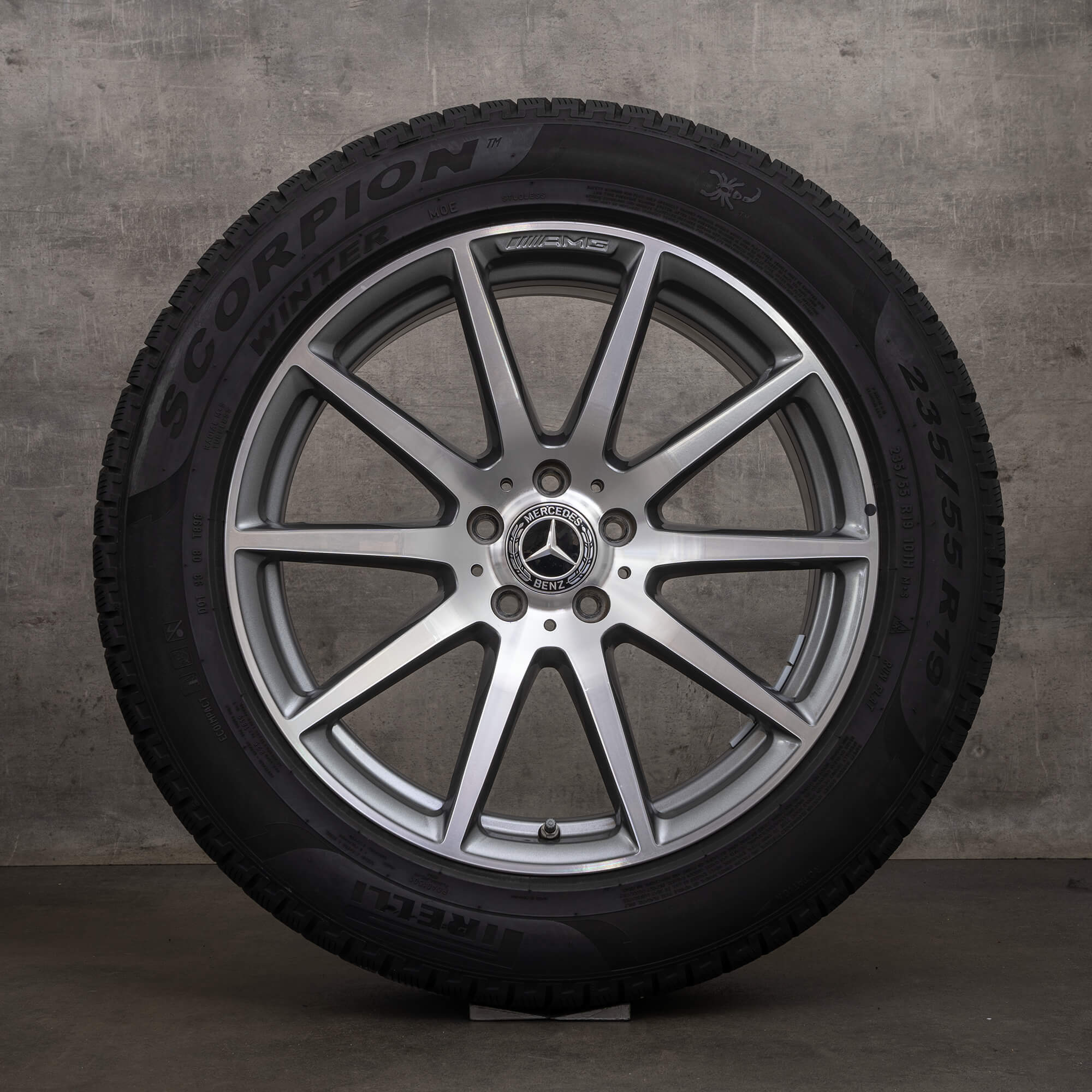 OEM AMG Mercedes Benz GLC 63 S winter tires 19 inch C253 X253 rims