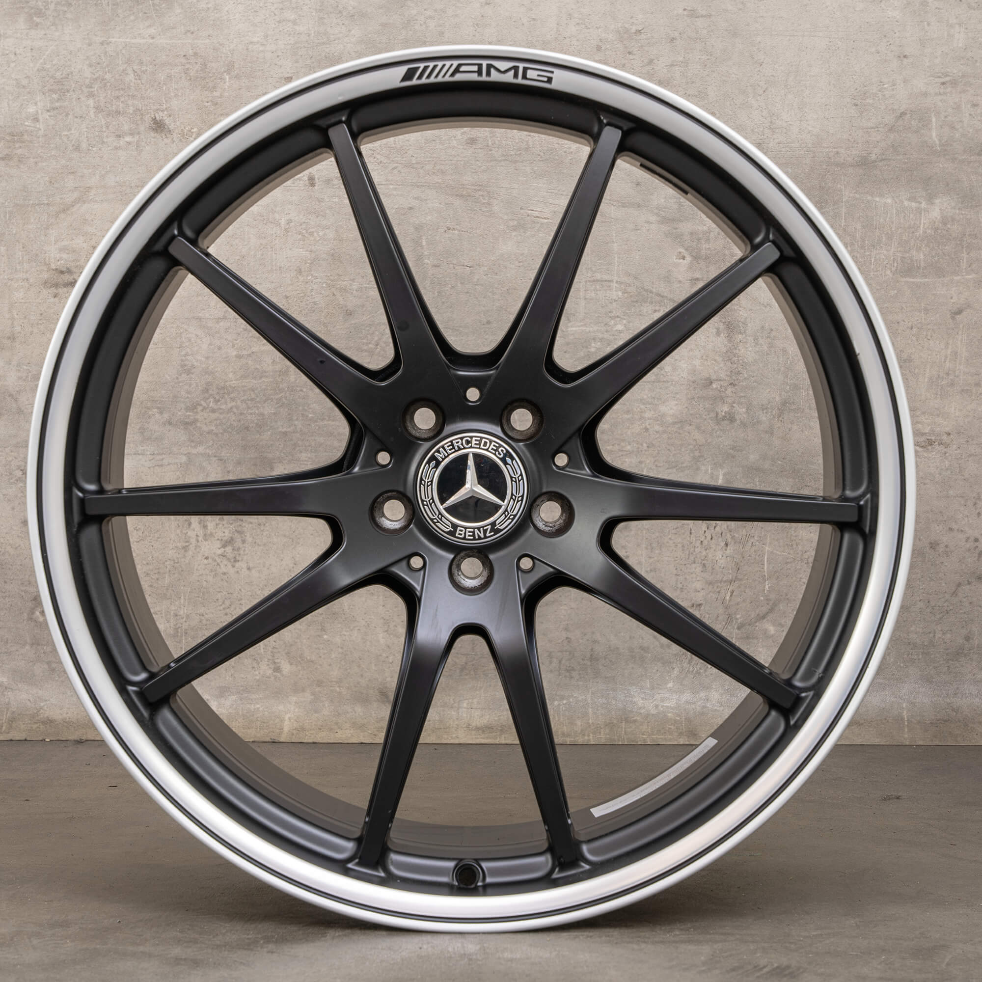 Originální 21 palcové ráfky AMG Mercedes Benz GT 43 53 63 S 4Matic+ & E Performance X290 4-Trer A2904011200 A2904011300 černá matná povrchová úprava s vysokým leskem
