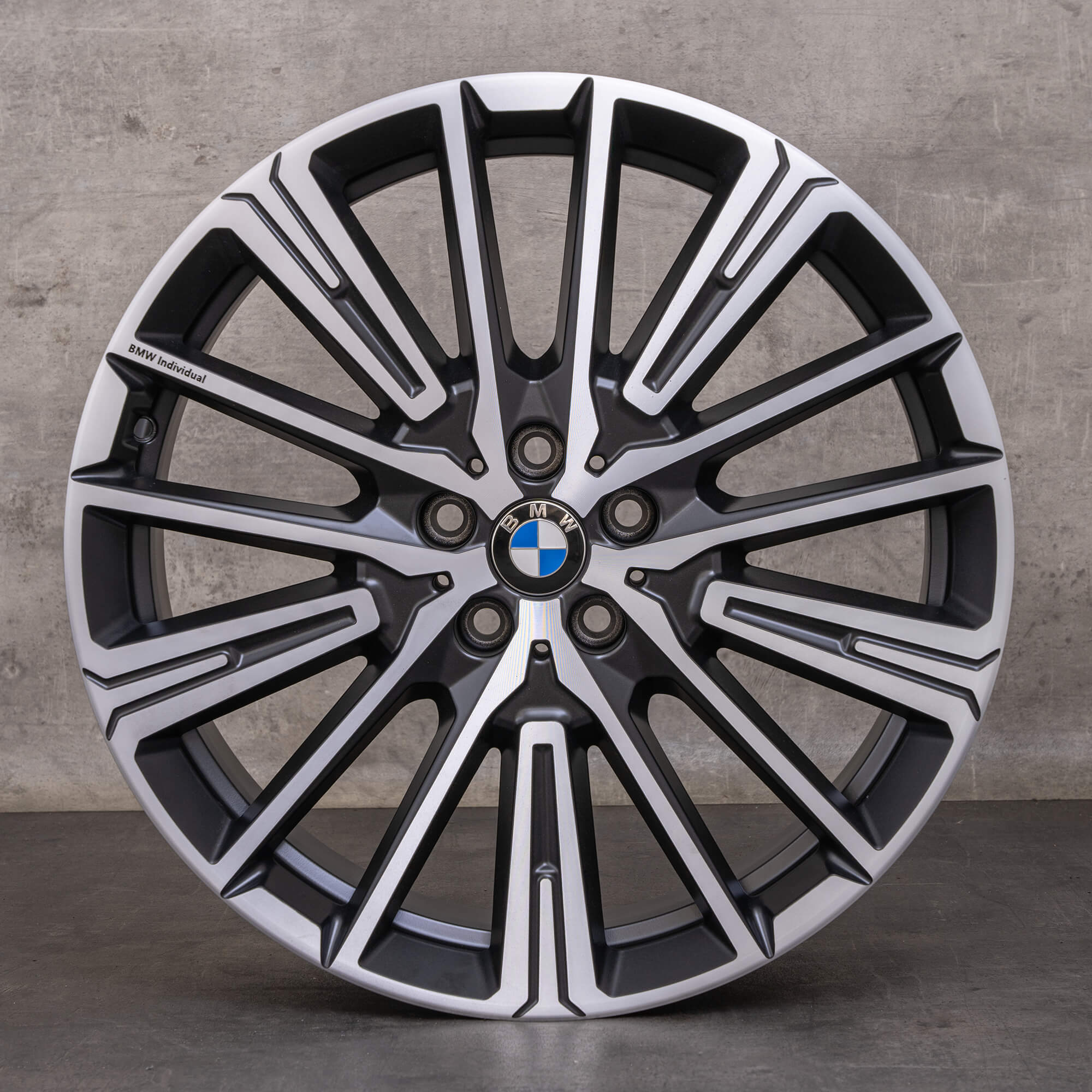 Jantes 20 pouces d'origine BMW X1 iX1 X2 iX2 U11 U10 Styling 869 Individual à rayons multiples 6898042 noir mat brillant