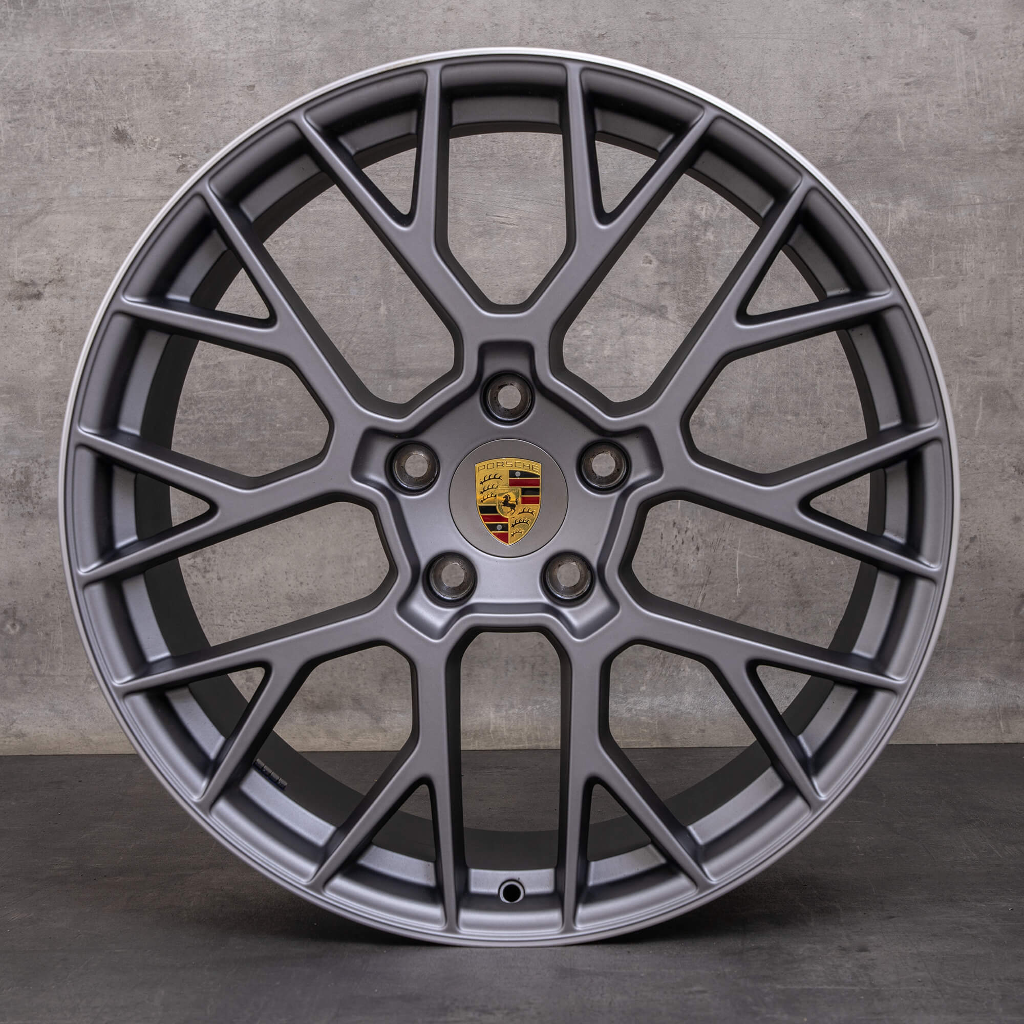 Oem Porsche 911 Jantes 20 21 pouces 992.2 Carrera RS Spyder 992601025EG 992601025CT platine argent mat brillant
