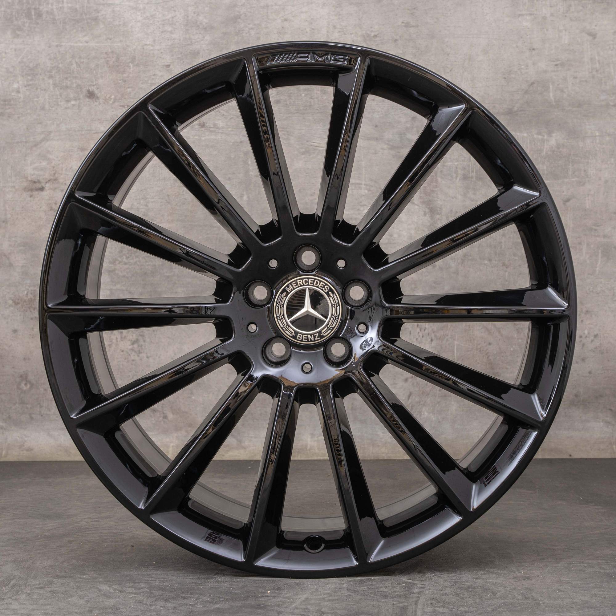 Oryginał Mercedes Benz GLE AMG Felgi 21 cali W167 V167 A1674013400 A1674013500 czarny błyszczący