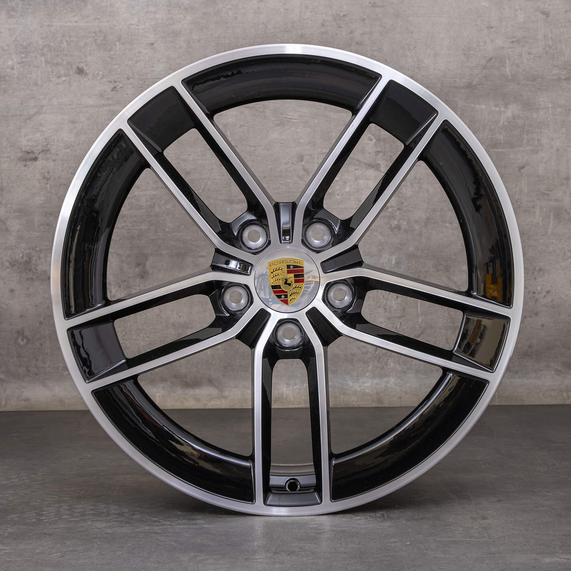 Original Porsche 911 Winterräder 20 21 Zoll 992 II Felgen 992601025ET 992601025GG schwarz glanz NEU