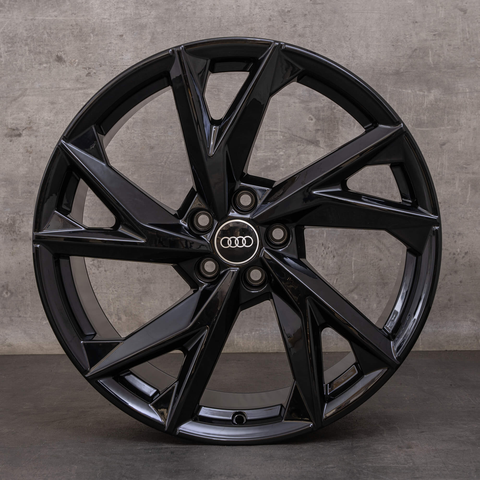 Alkuperäiset Aidot Audi R8 vanteet 20 tuuman 4S Evo Design kesäpyörät 4S0601025CA 4S0601025CC mustat kiiltävät