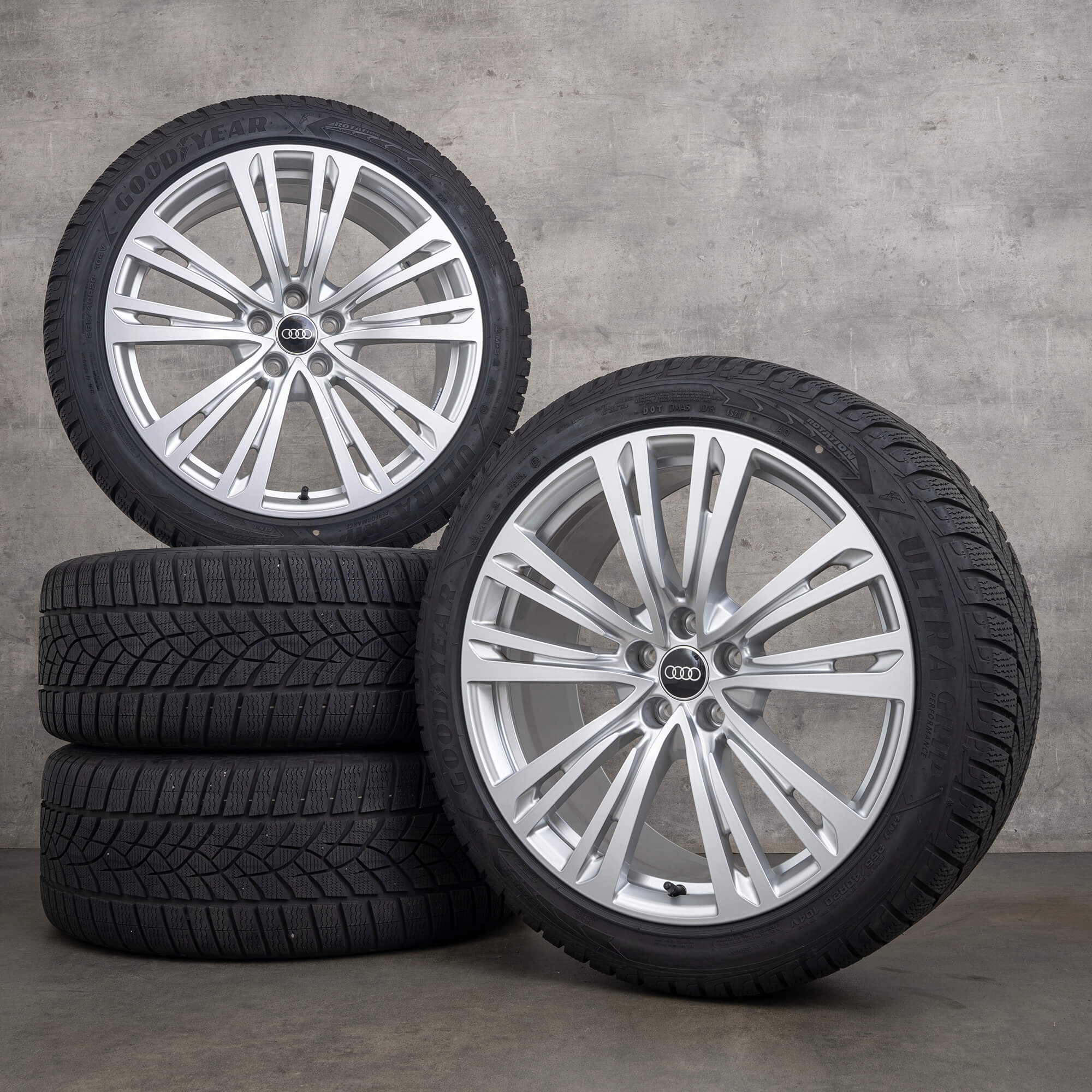 Audi A8 S8 4N OEM winter wheels tires 20 inch rims 4N0601025Q 6 mm