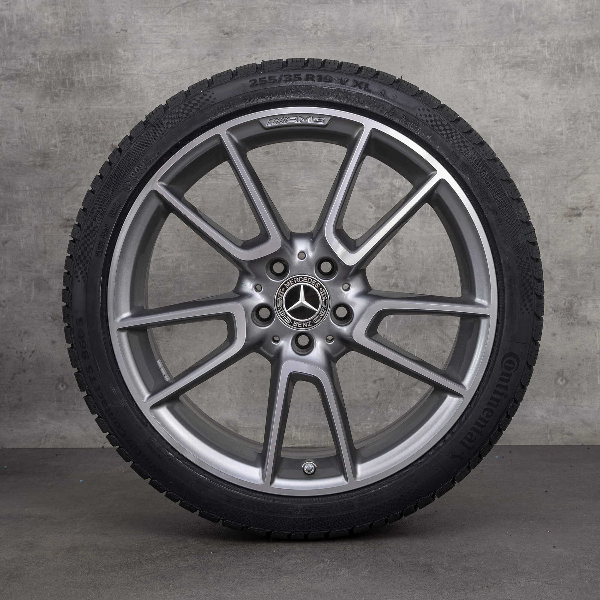 AMG 19 tommer Mercedes Benz fælge C-klasse C43 AMG 450 Sport W205 vinterhjul