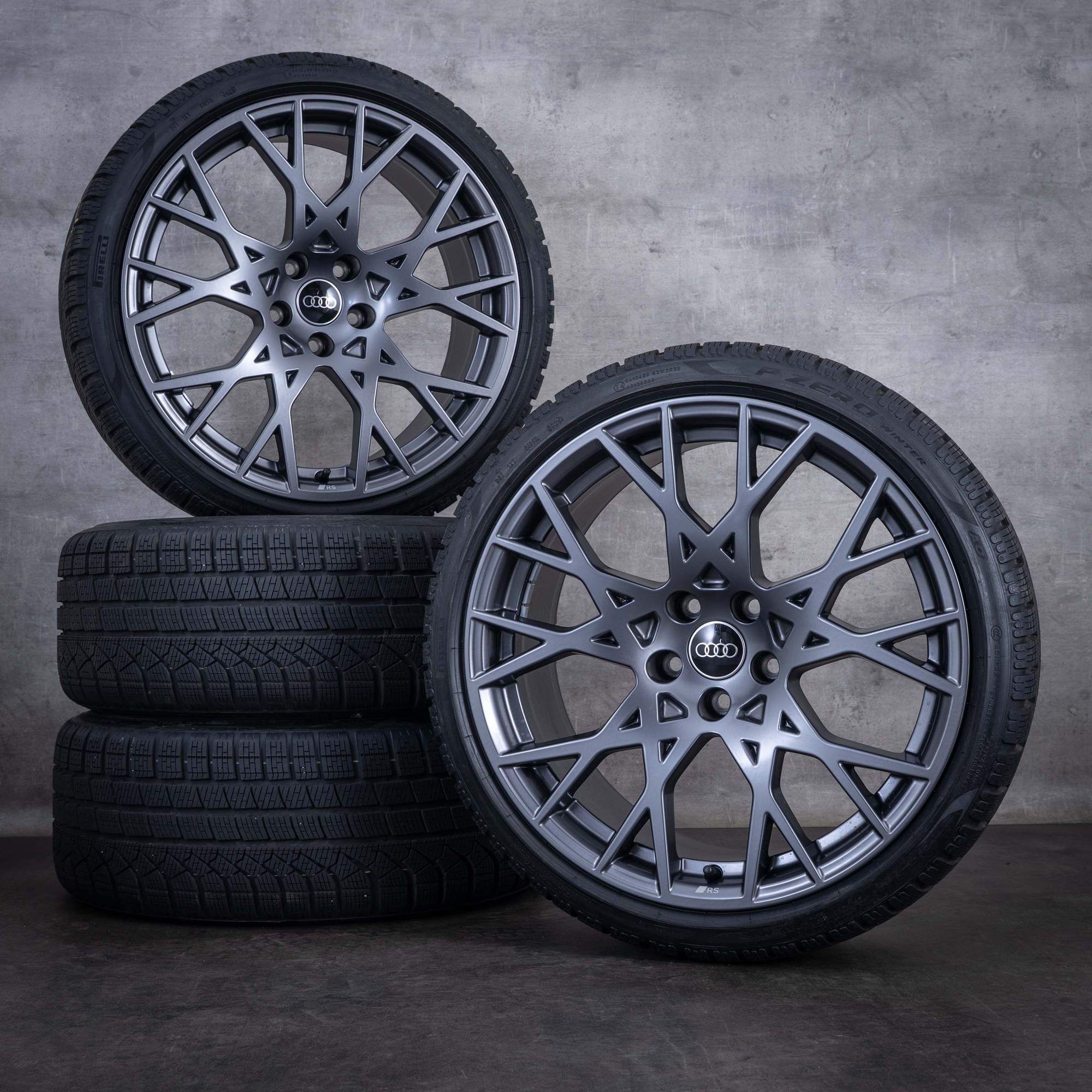 Original Audi RS3 Winterräder 19 Zoll 8Y Felgen 8Y0601025DF 8Y0601025DB titan matt