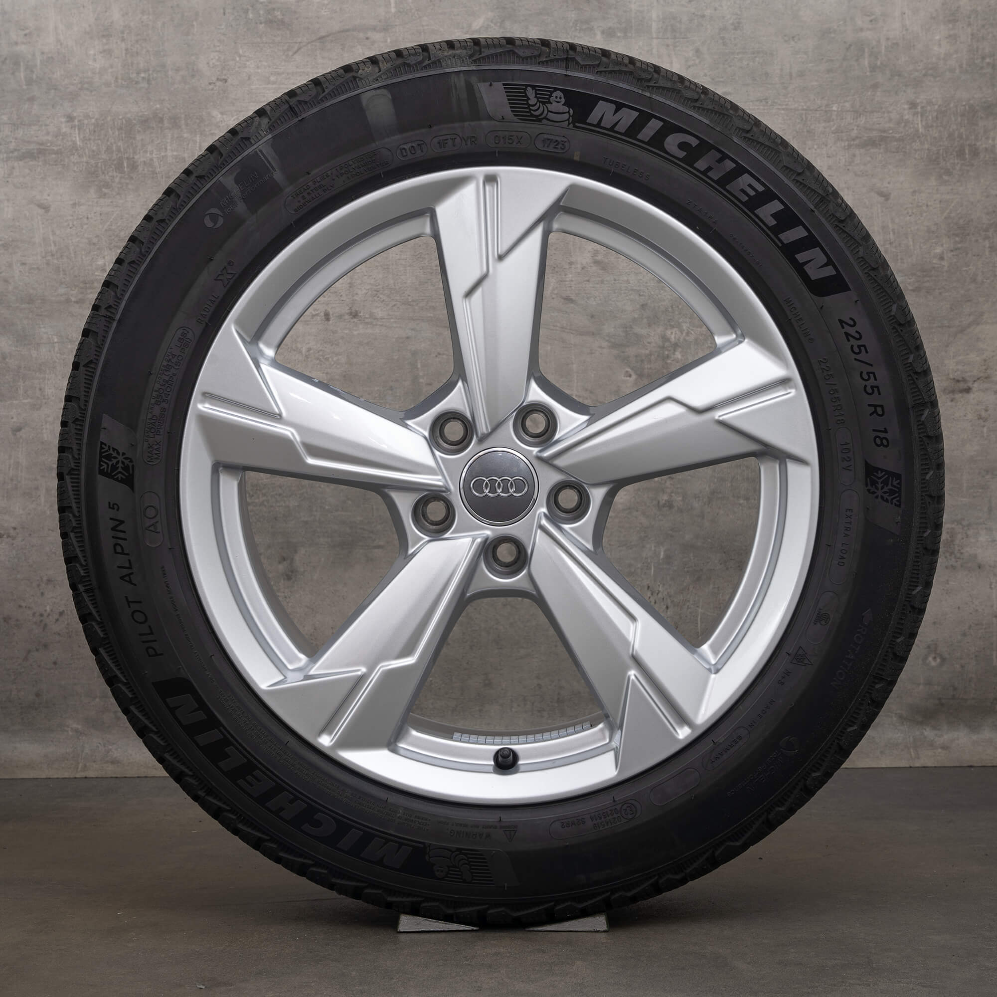 Jante vară originale Audi A6 S6 18 inch 4K C8 jante 4K0601025D argintiu