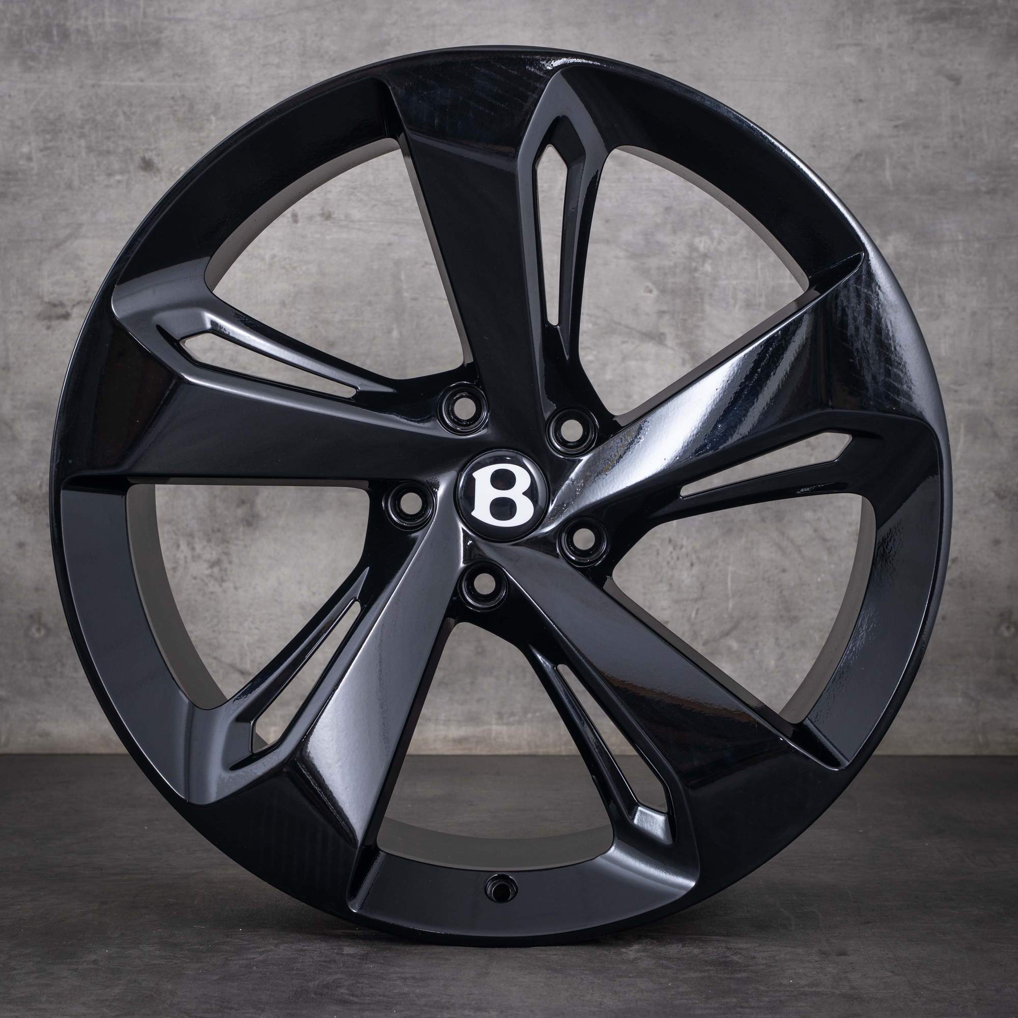 Alkuperäiset Bentley Bentayga -vanteet 22 tuumaa 4V1 36A601025G 36A601025D kiiltävä musta