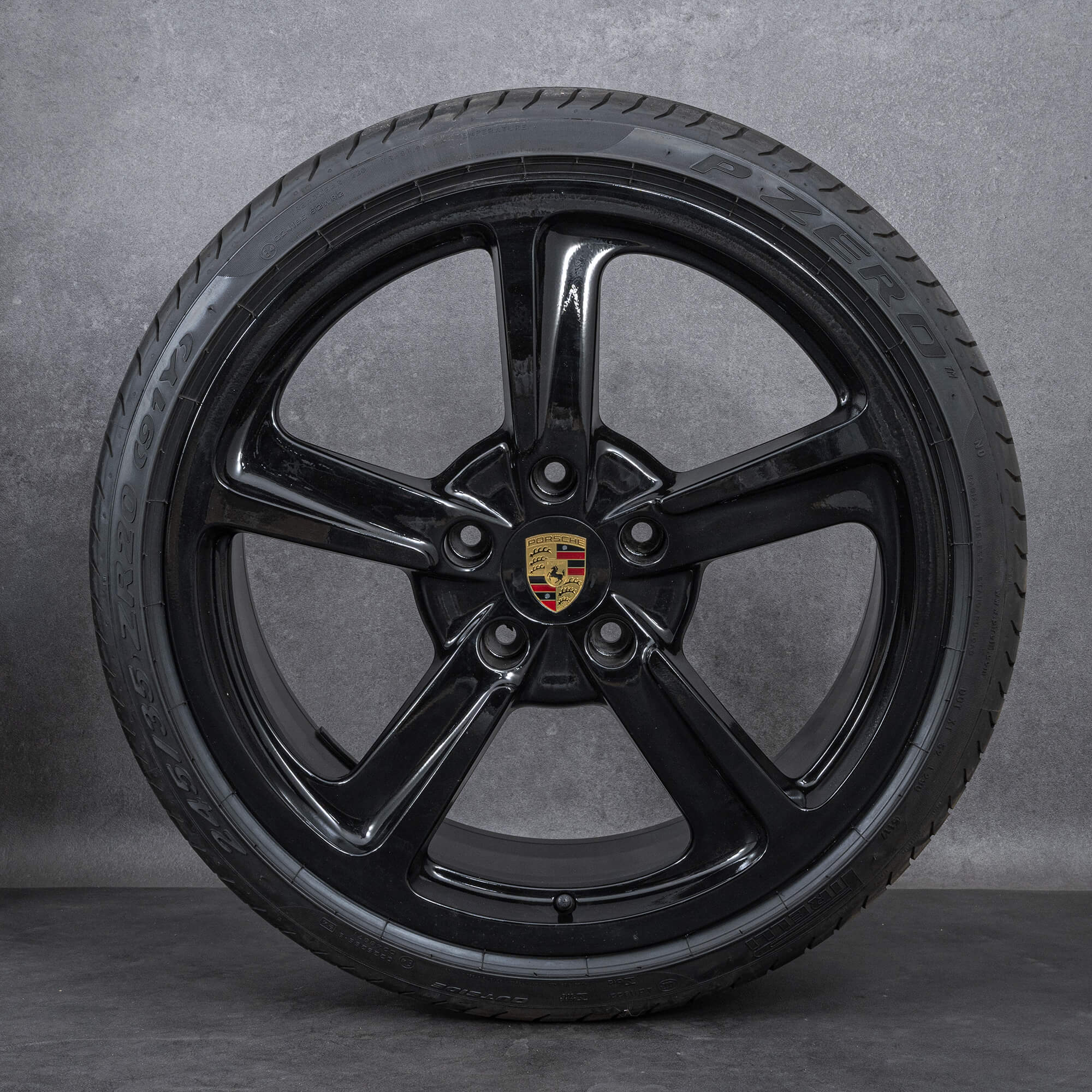 Orijinal Porsche 20 inç jantlar 991 C4 Techno 2 jant yaz lastikleri yeni