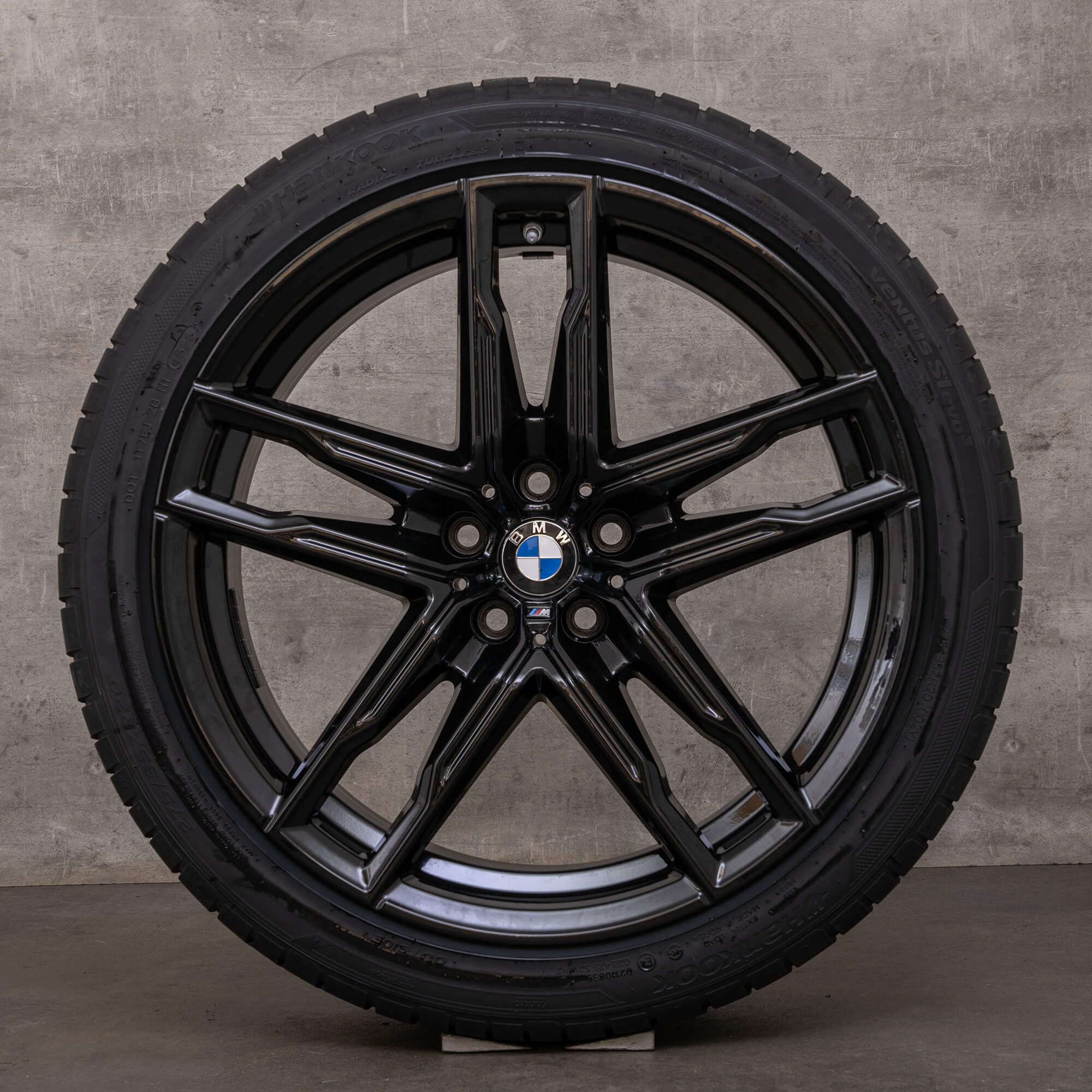 Original BMW M5 M8 Llantas 20 pulgadas F90 F91 F92 F93 Gran Coupé llantas de verano Styling 810 M 8089566 negro